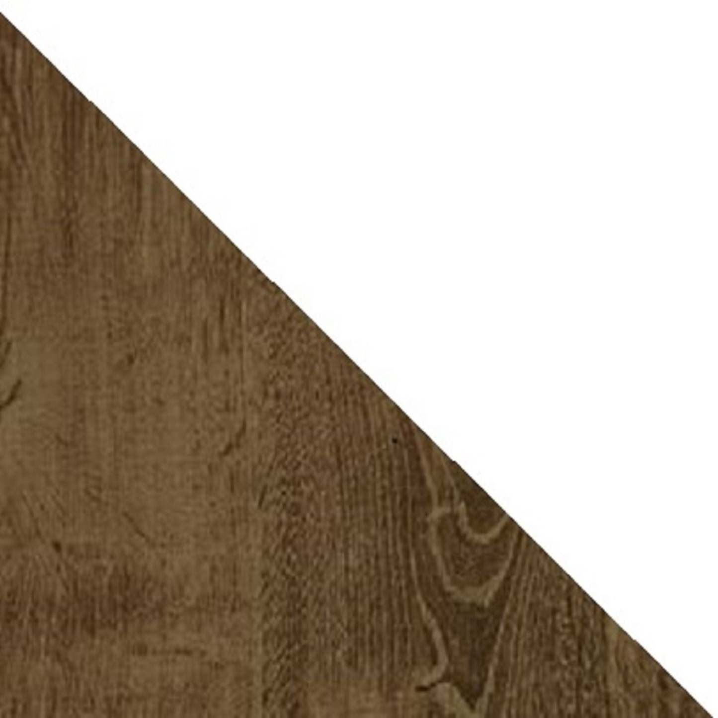 Manhattan Comfort Liberty Mid-Century Modern Nightstand with 2 Full Extension Drawers - Rustic Brown & White|Table de nuit Liberty de Manhattan Comfort de style moderne du milieu du 20e siècle avec 2 tiroirs à extension complète - brun rustique et blanc