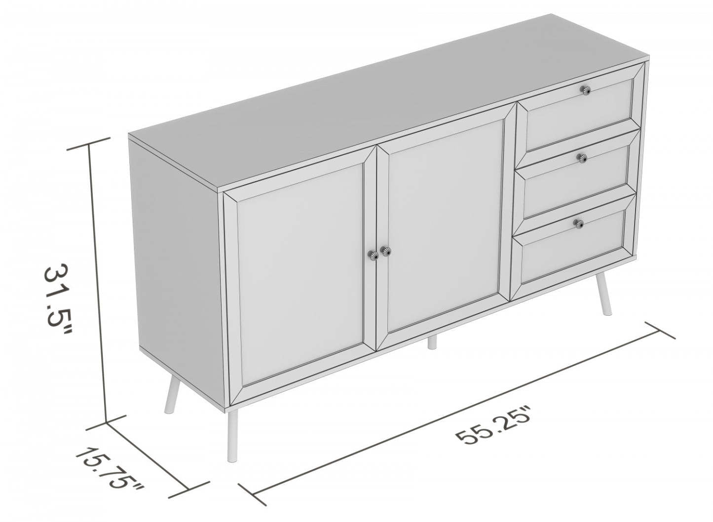 Coffre de Rangement avec 3 Tiroirs – Aspect Bois Brun Durable | Commode verticale de rangement avec 3 tiroirs - aspect de bois brun durable
