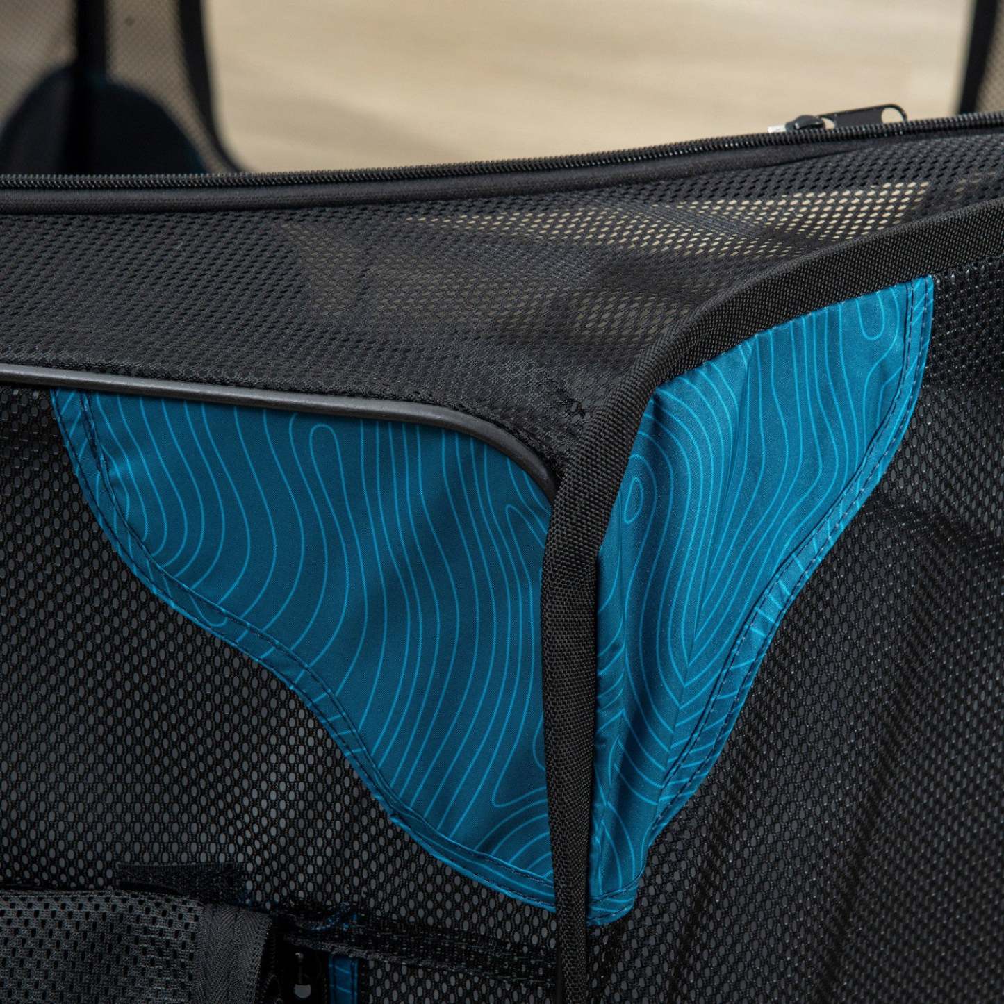 Pawhut Parc D'exercice Pliable Pour Animaux De Compagnie, Interieur/exterieur, Avec Sac De Transport, Housse Zippée, Résistant à l'eau