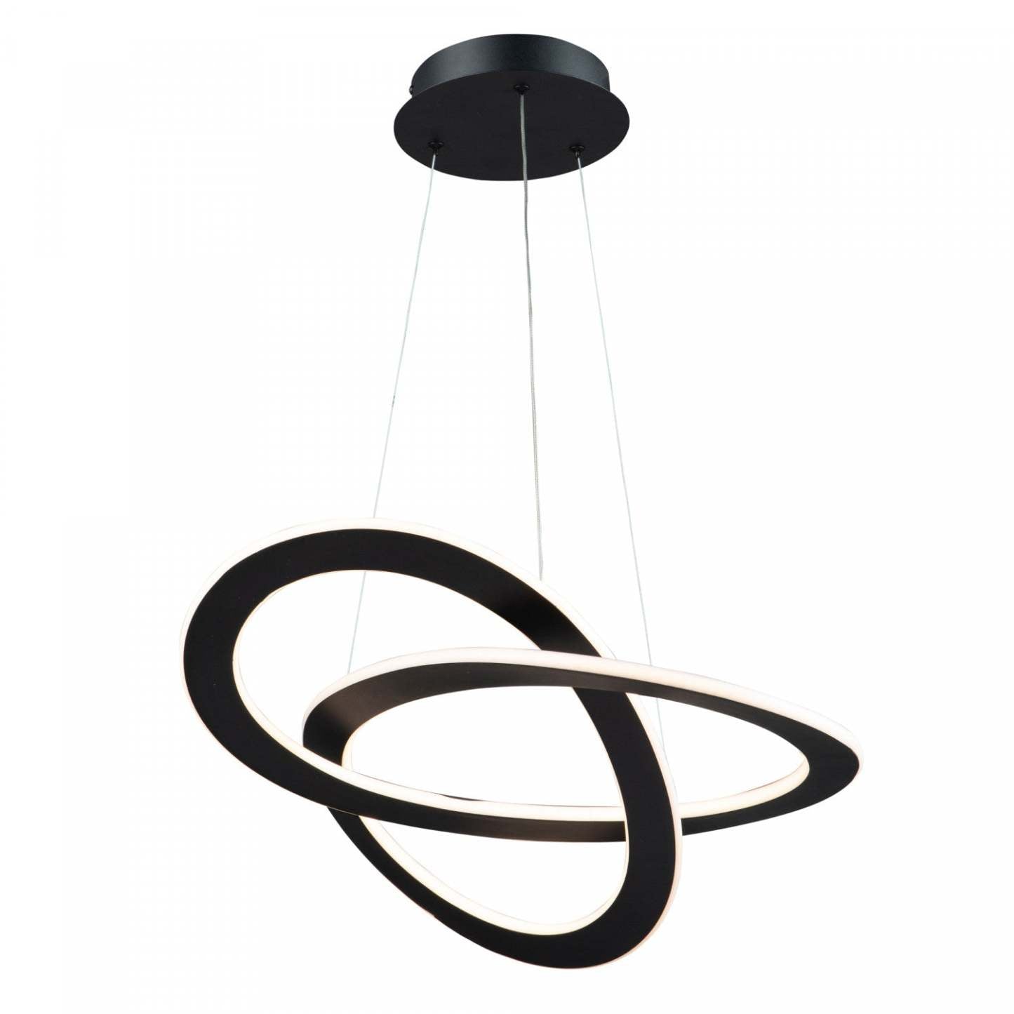 Petit lustre LED Wave 30 W | Petit lustre Wave à DEL de 30 W | D06HR7TE