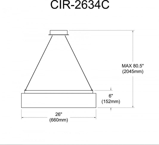 Lustre Circulo de Dainolite 34w en laiton vieilli avec abat-jour noir et doré