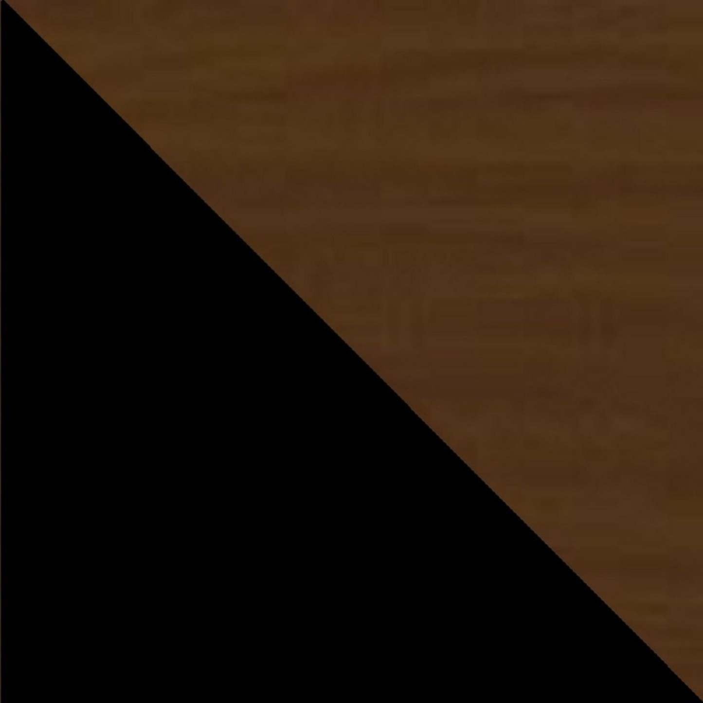 Table de nuit Mosholu de Manhattan Comfort avec 2 tablettes - noir et brun noix