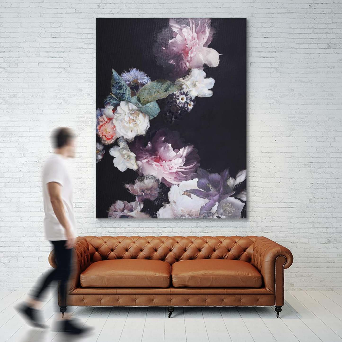 Purple Blossom 1 Giant Art 72x54 Wall Art|Œuvre d’art murale Giant Art « Purple Blossom 1 » 72 x 54