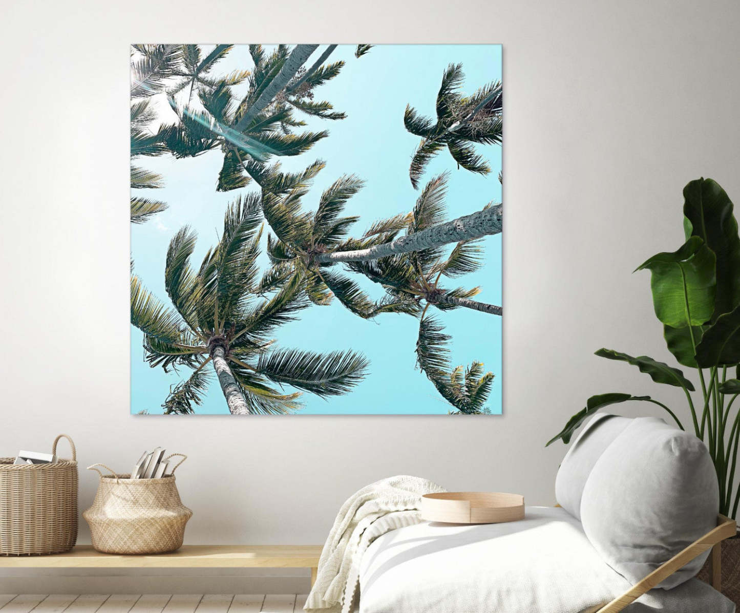 Palm 03 Giant Art 54x54 Wall Art|Œuvre d'art murale Giant Art « Palm 03 » 54 x 54