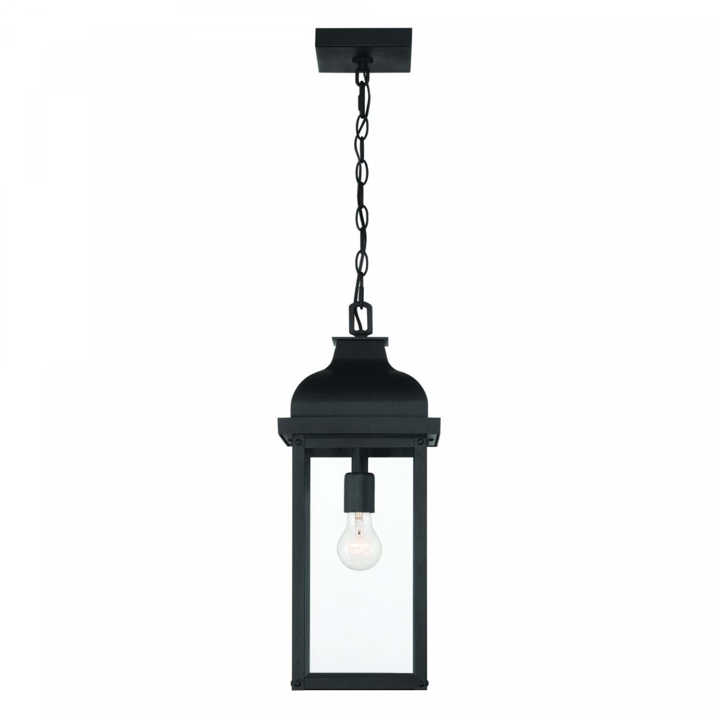 Madrid 1 Light Outdoor Pendant, Black Lamp | Suspension D’exterieur Madrid A 1 lampe, Noire