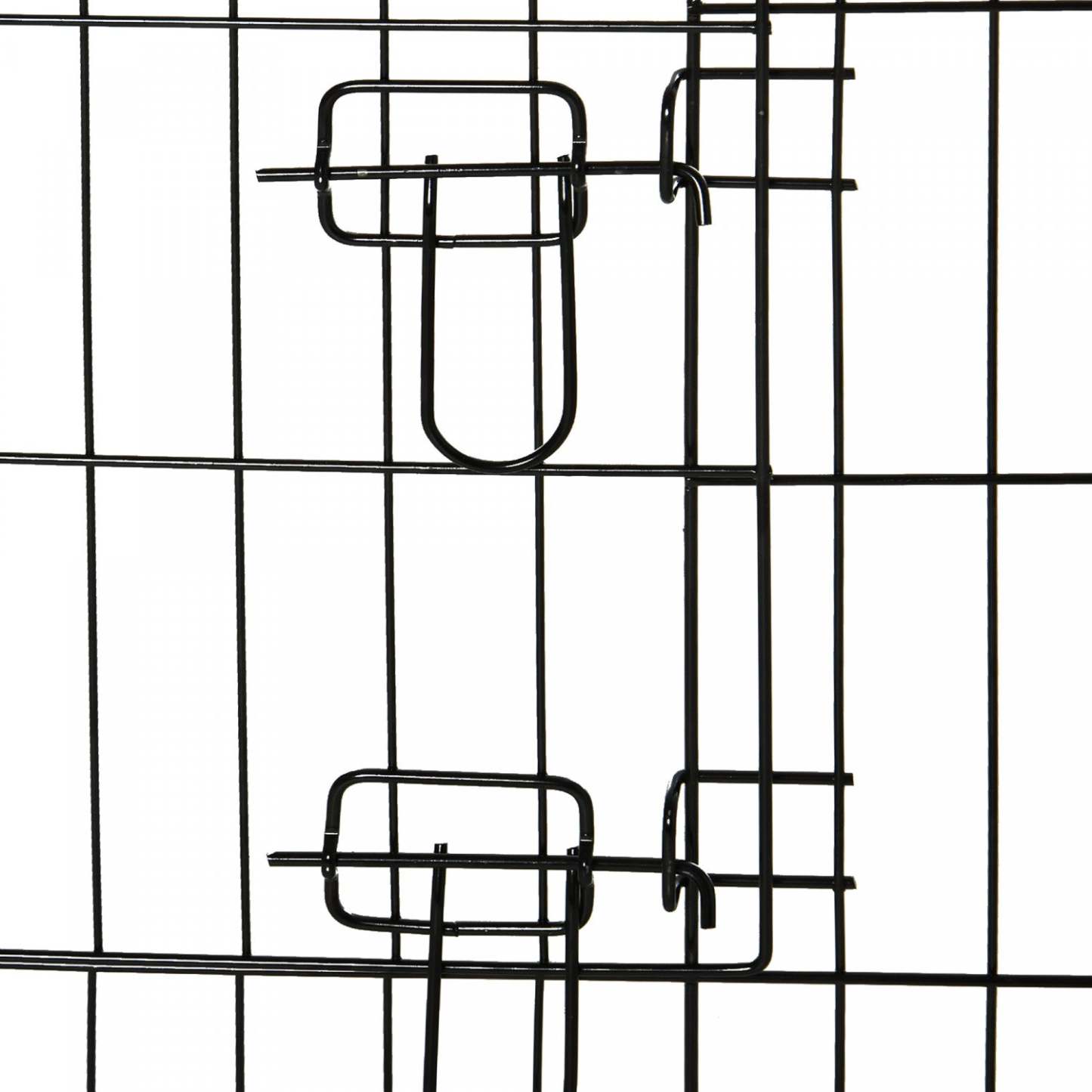 Pawhut 24 Pouces Pliable En Metal Parc D'exercice Pour Animaux De Compagnie Cour Chien Chiot Chenil Cage 8 Panneaux