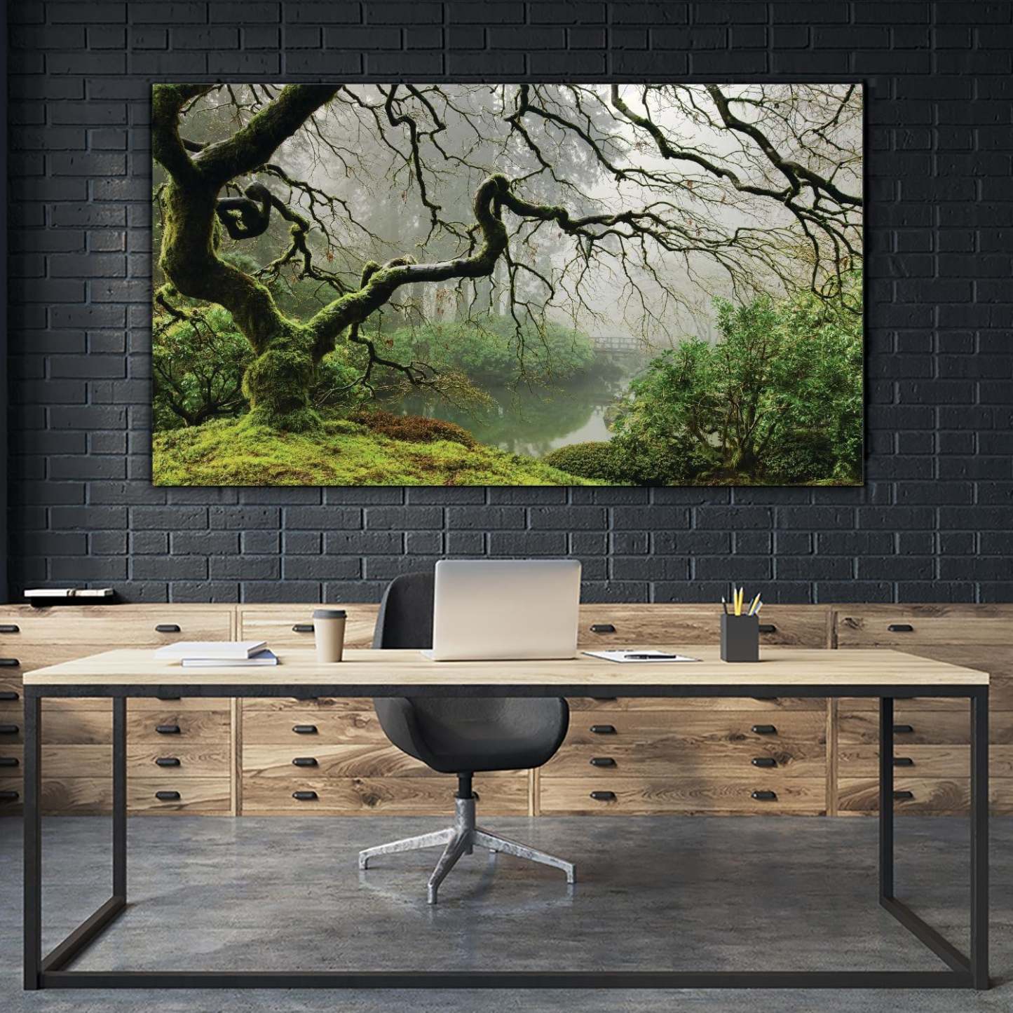 Garden Mist Giant Art 84x48 Wall Art|Œuvre d’art murale Giant Art « Garden Mist » 84 x 48