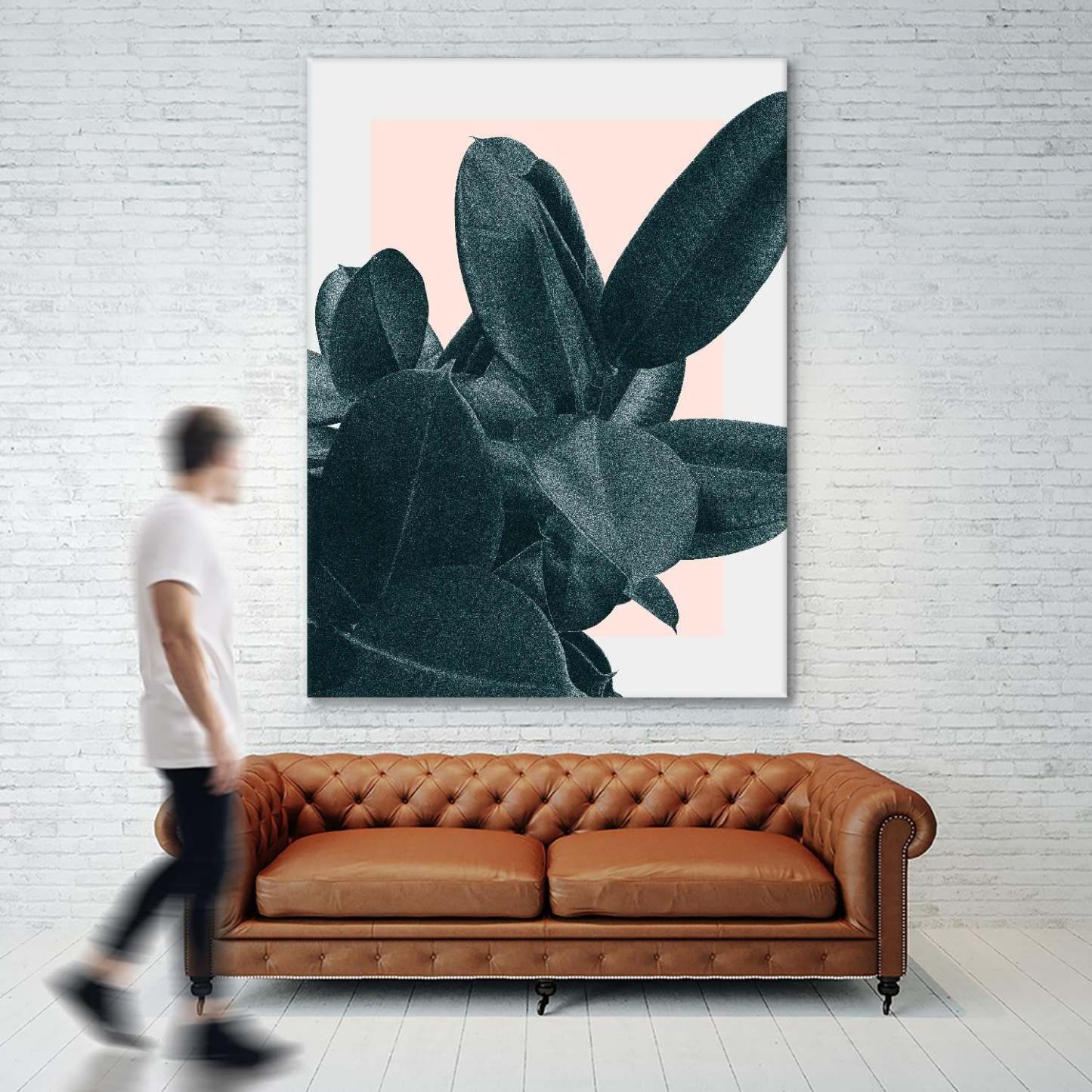 Œuvre d'art murale géante « Tonight » 72 x 54