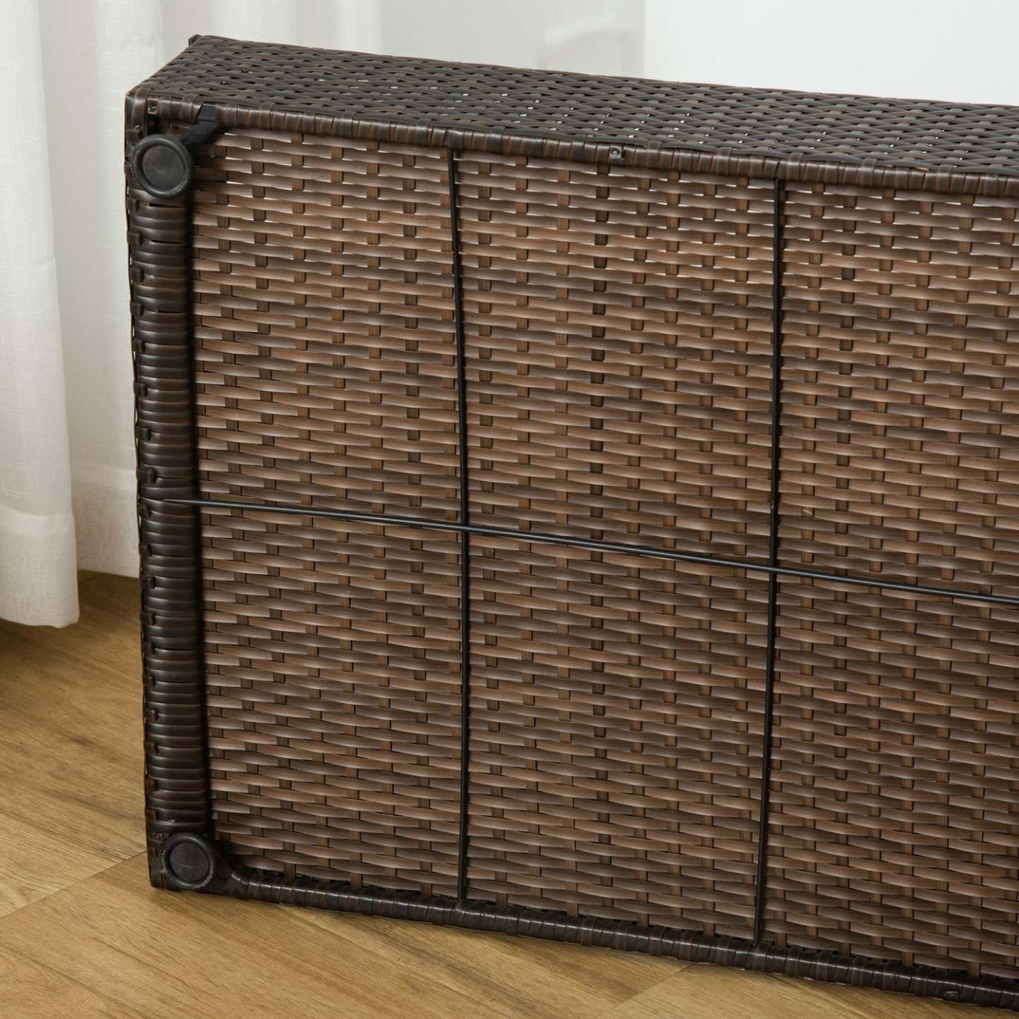 Pawhut Niche Pour Chien En Osier, Canapé Surélevé Pour Animal De Compagnie, Lit Chien En Rattan, Utilisation Intérieure Extérieure, Pour Jardin Patio Wit|Pawhut Wicker Dog House With Foldable Roof, Elevated Pet Sofa, Rattan Cat Bed