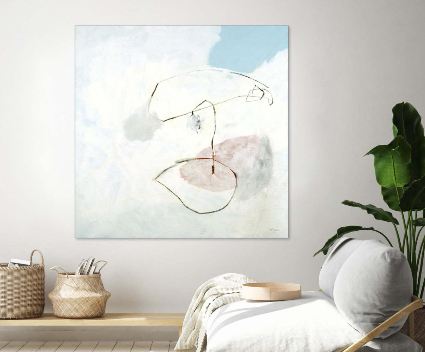 Douce Solitude Giant Art 54x54 Wall Art|Œuvre d'art murale Giant Art « Sweet Solitude » 54 x 54
