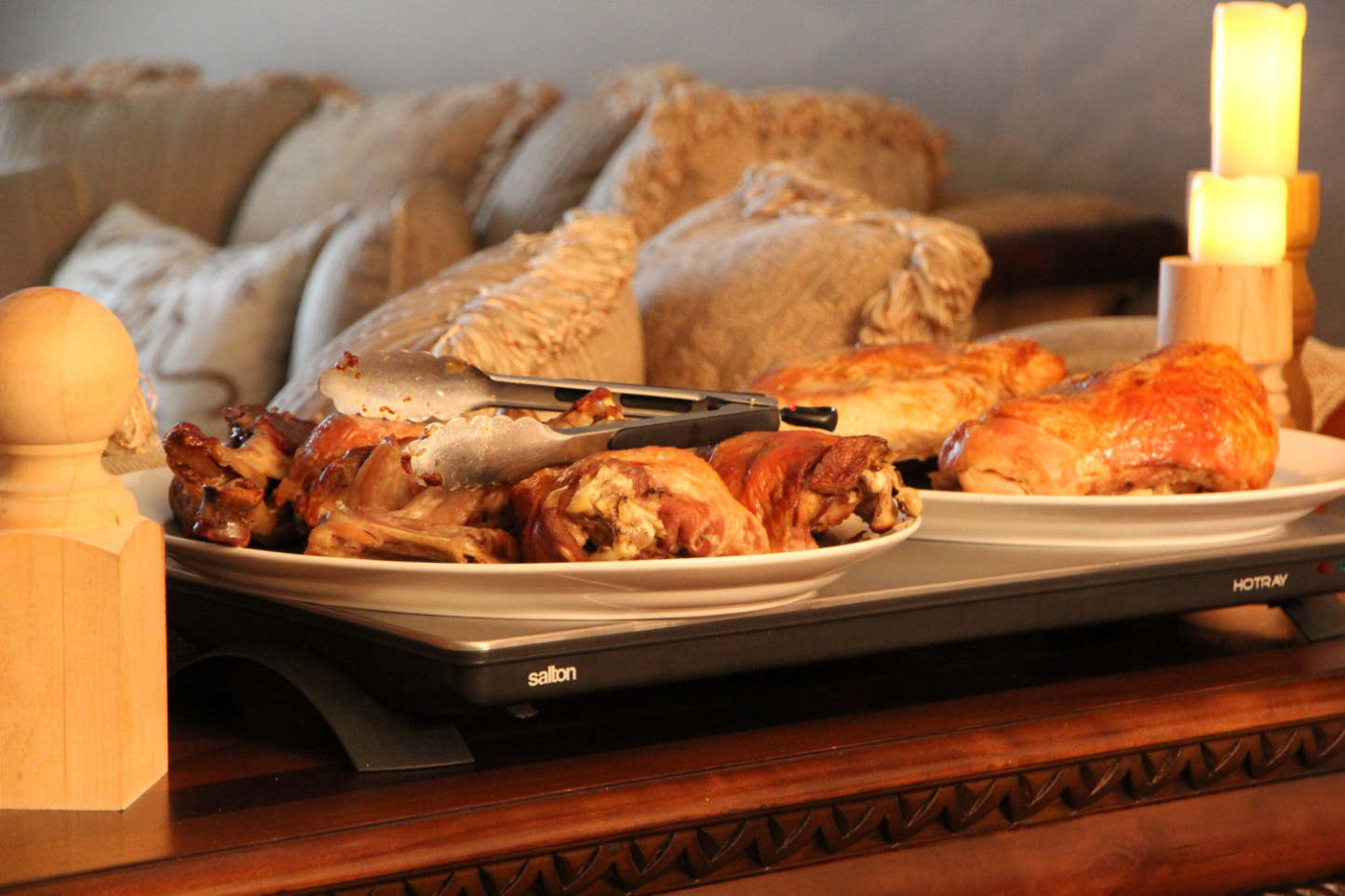 Salton Large Cordless Hot Tray - TWT40|Grand chauffe-plats Salton sans fil - TWT40