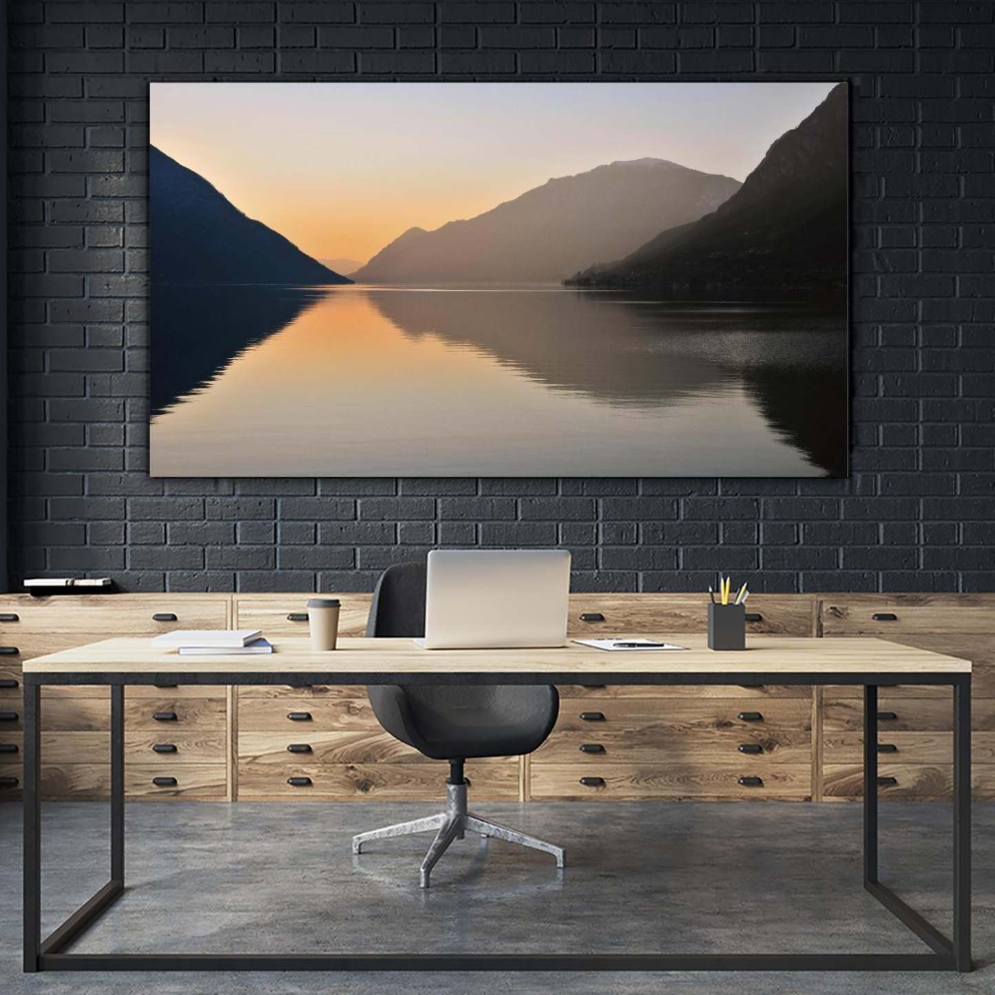 Tramonto Ii Giant Art 84x48 Wall Art|Œuvre d’art murale Giant Art « Tramonto Ii » 84 x 54