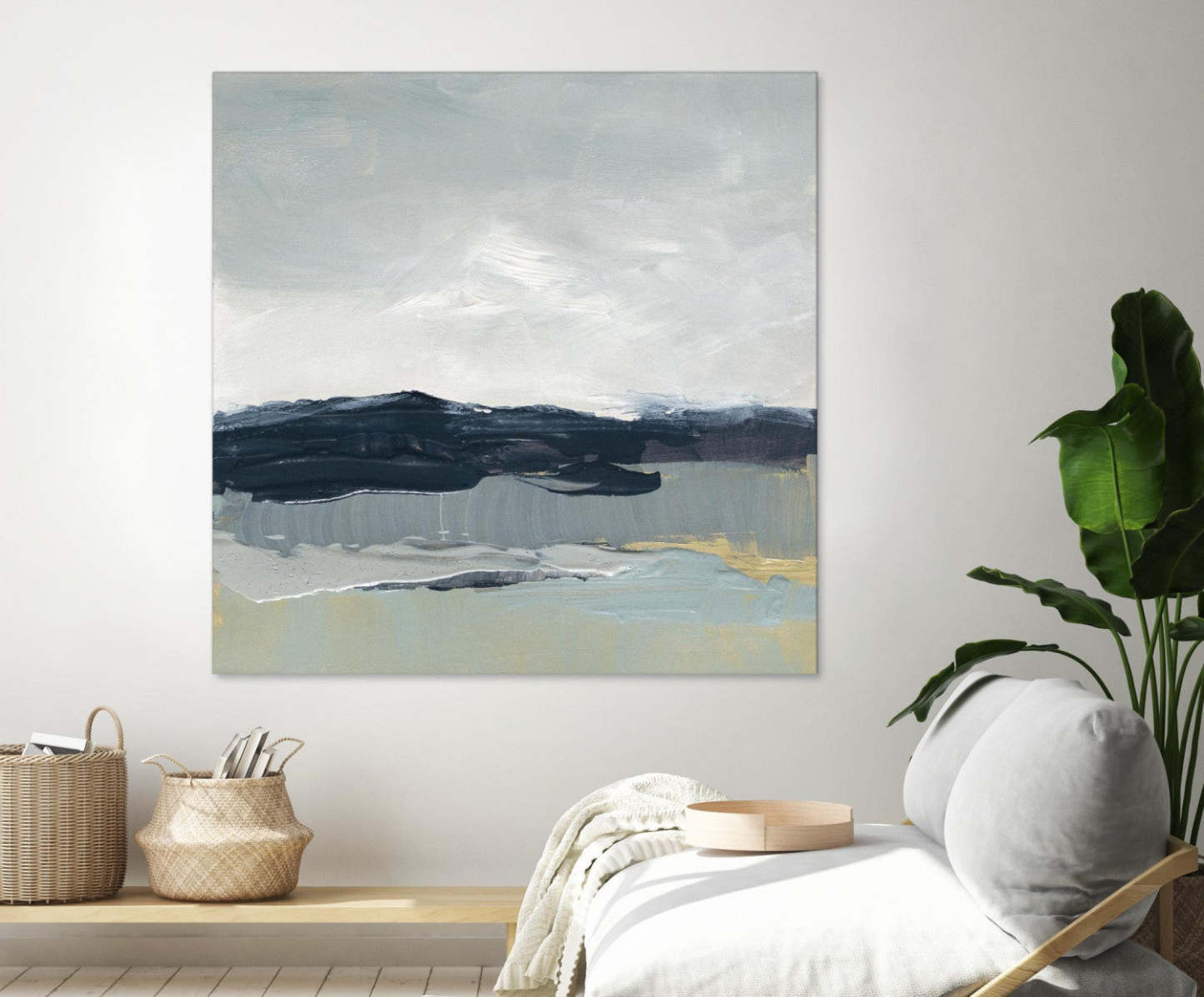 Œuvre d'art murale géante « Midday Display I » 54 x 54