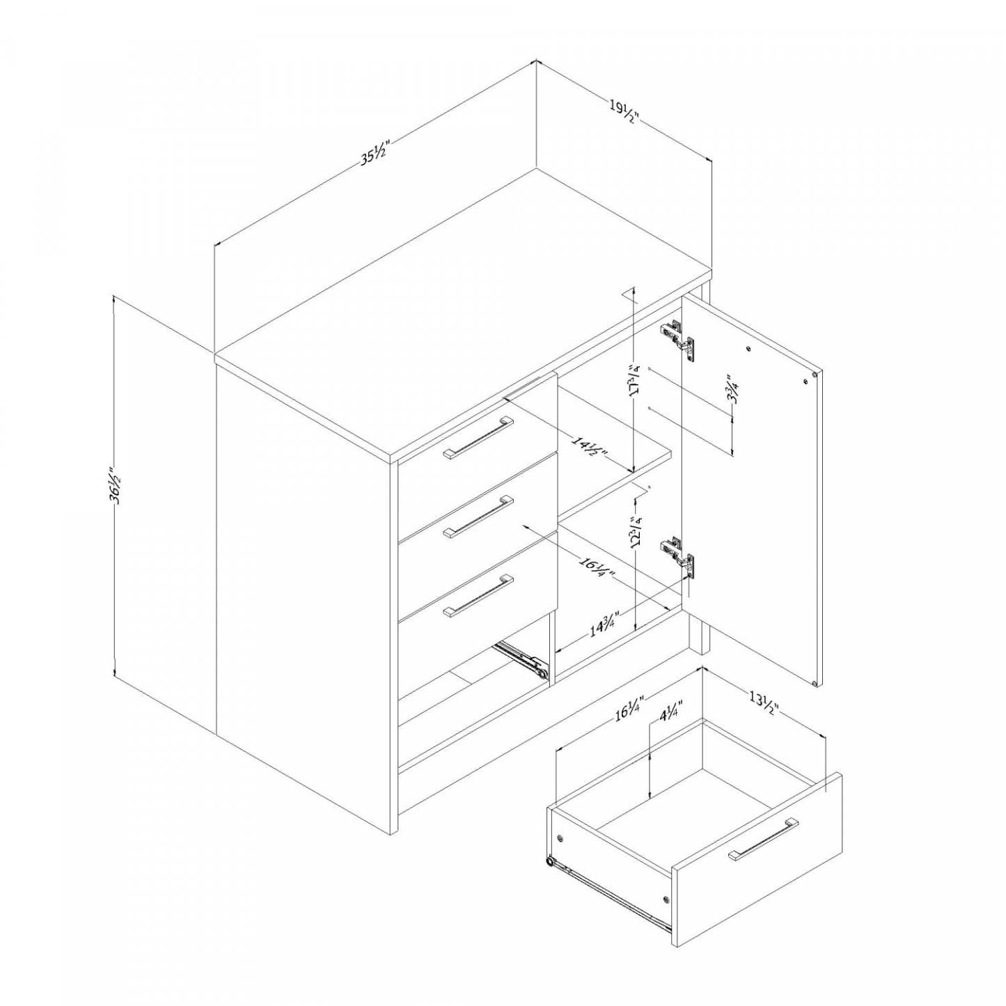 Îlot de cuisine compact Myro avec rangement - Fausse pierre noire et blanc | Îlot de cuisine compact Myro avec rangement - imitation de pierre noire et blanc