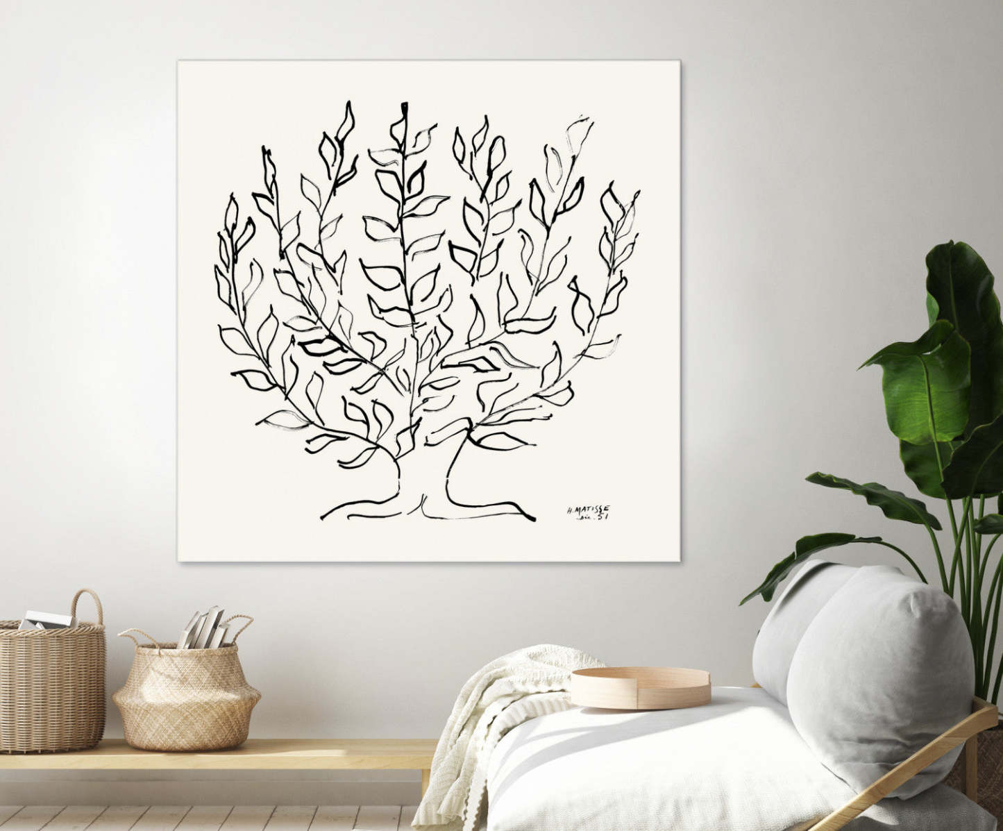 L'arbre Platane Giant Art 72x72 Wall Art|Œuvre d'art murale Giant Art « L'arbre Platane » 72 x 72