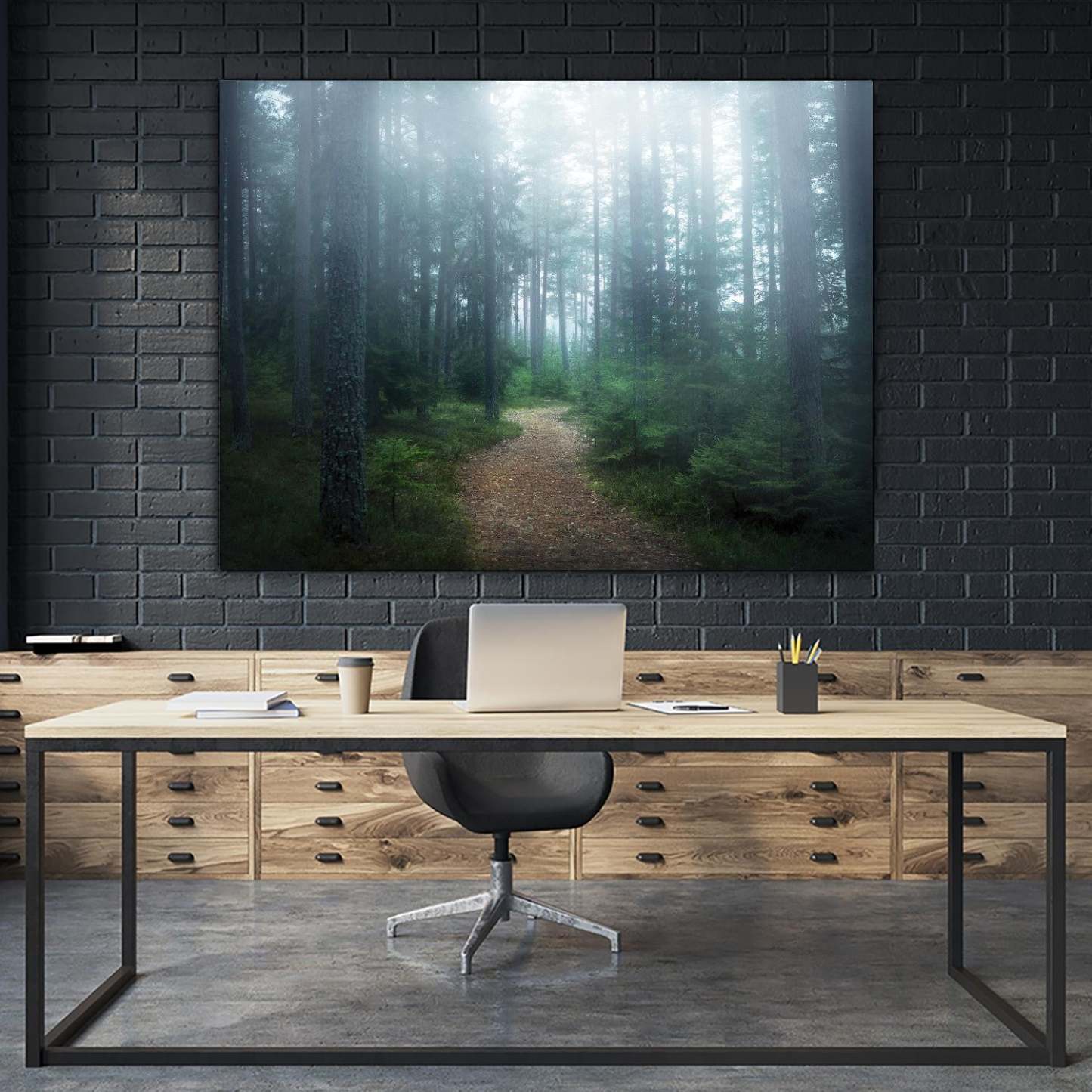 Lindsten - The Forest Of Secrets Giant Art 72x54 Wall Art|Œuvre d’art murale Giant Art « Lindsten - The Forest Of Secrets » 72 x 54