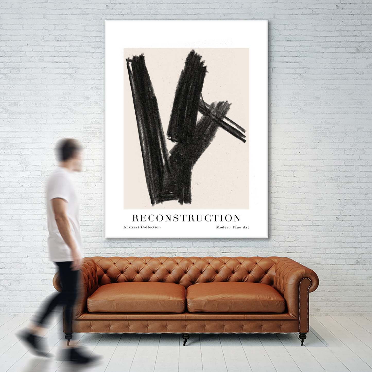 Reconstruction Giant Art 72x54 Wall Art|Œuvre d'art murale Giant Art « Reconstruction » 72 x 54