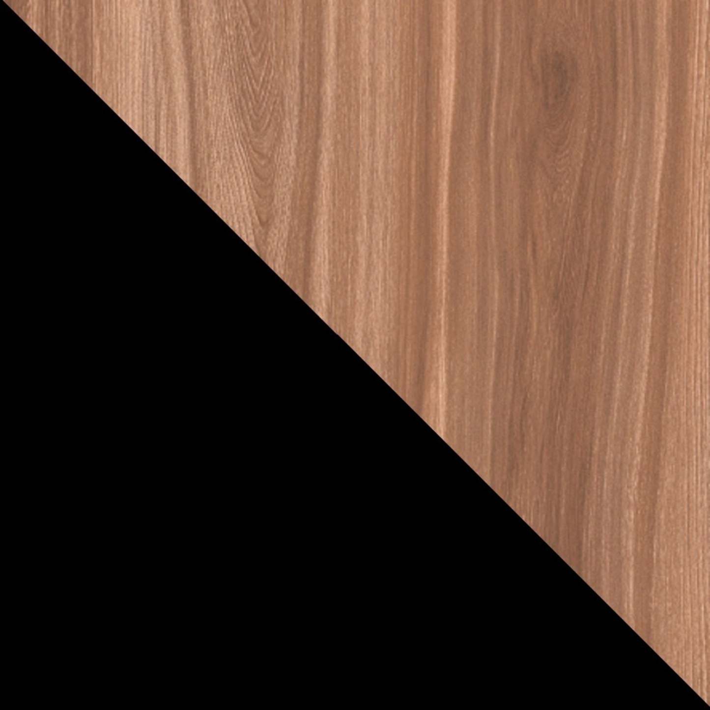 Manhattan Comfort Beekman Low 4-Shelf Accent Cabinet - Brown & Black|Petite armoire décorative Beekman de Manhattan Comfort avec 4 tablettes - brune et noire