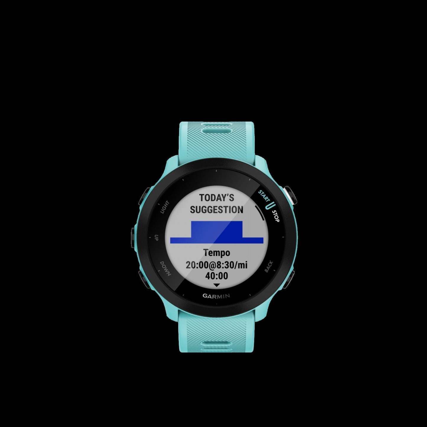 Garmin Forerunner® 55 Montre De Course Gps - Suivi Sportif Et De Fitness, Résistant À L'eau - Aqua