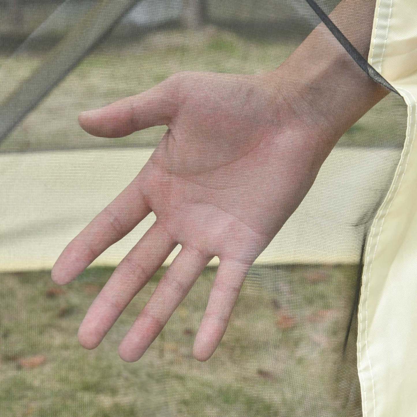 Outsunny Gazebo À Écran Escamotable Tente De Camping Extérieure