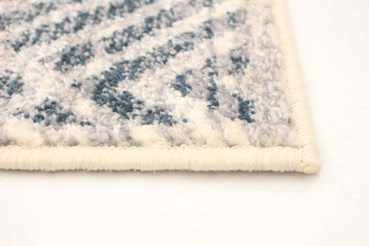 Tapis Electra Silver-Prol - 7'10 x 10'2|Carpette Electra argent-couleur pétrole - 7 pi 10 pox 10 pi 2 po| D2BEUJO2