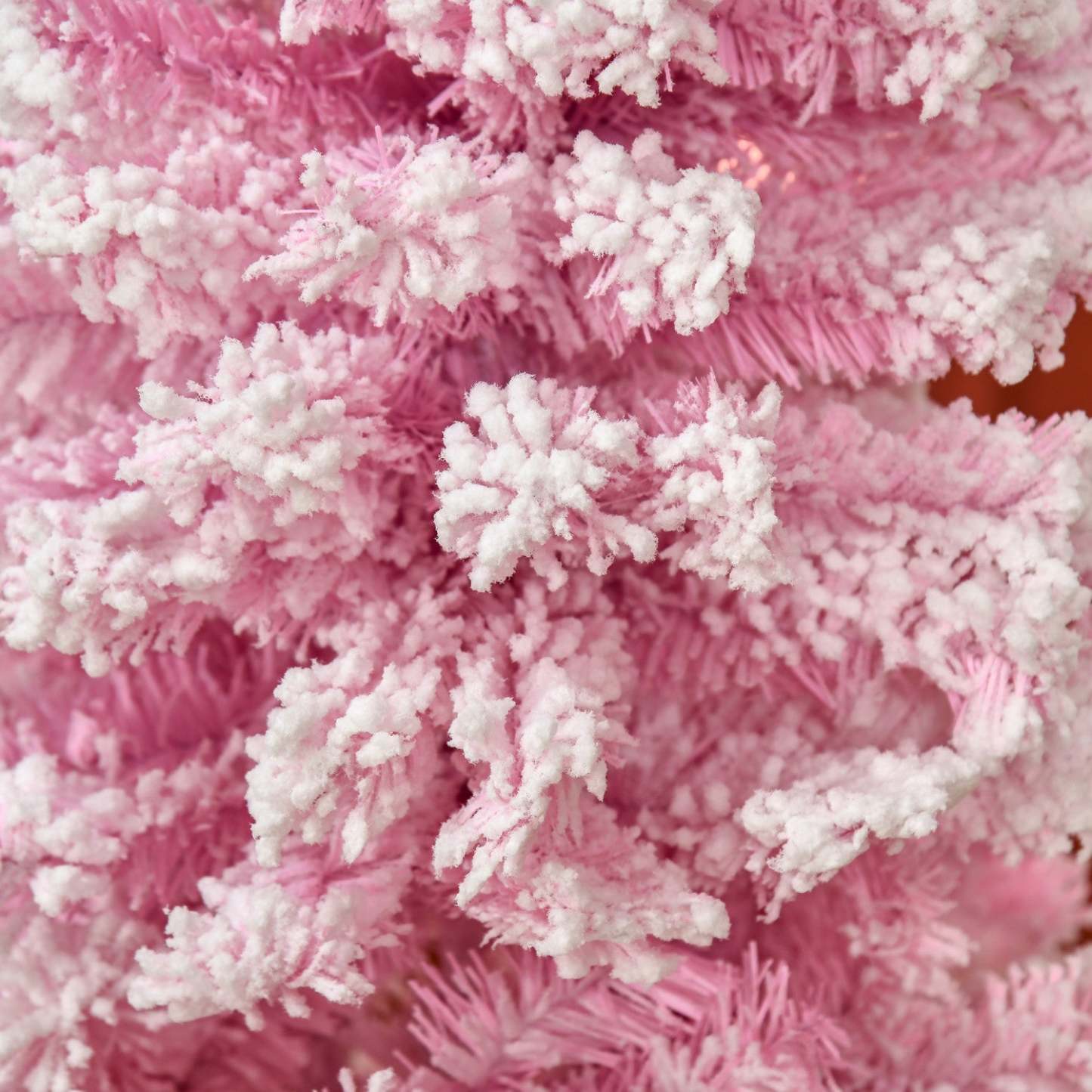 Homcom Arbre De Noël Artificiel Floqué De Neige Avec Base En Acier Rose | Homcom Arbre De Noël Artificiel Floqué De Neige De 6 Pieds