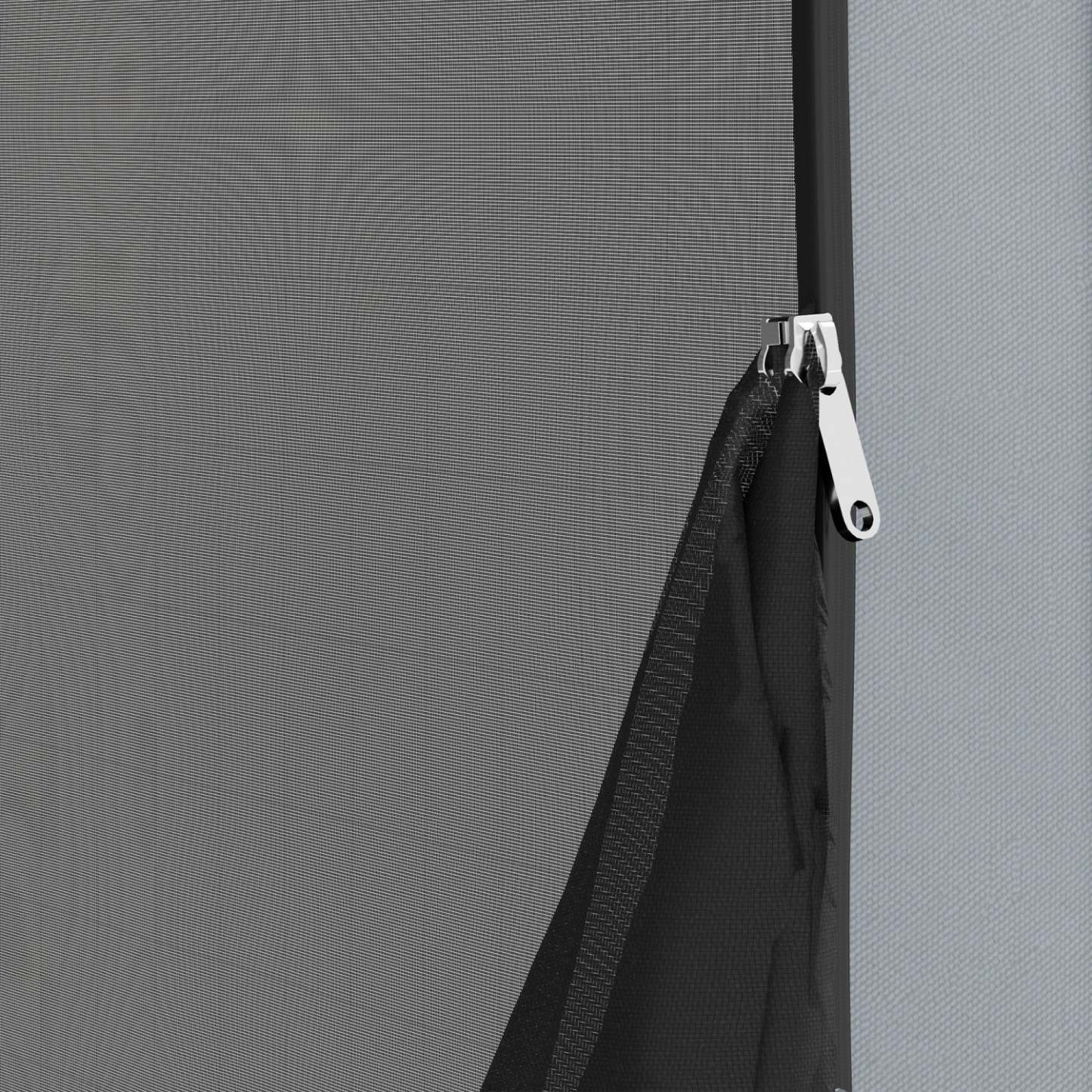 Outsunny Tente Écran Pop Up 11ft, Gazebo de Camping Upf50+ Avec Sac de Transport