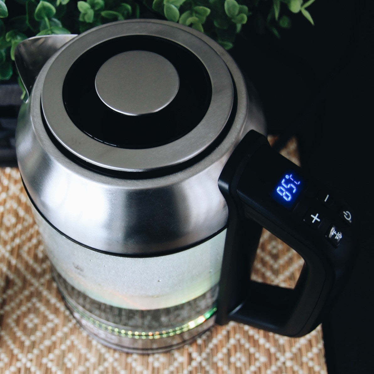 Salton Glass Kettle and Tea Steeper - GK1758|Bouilloire Salton en verre et infuseur pour le thé - GK1758