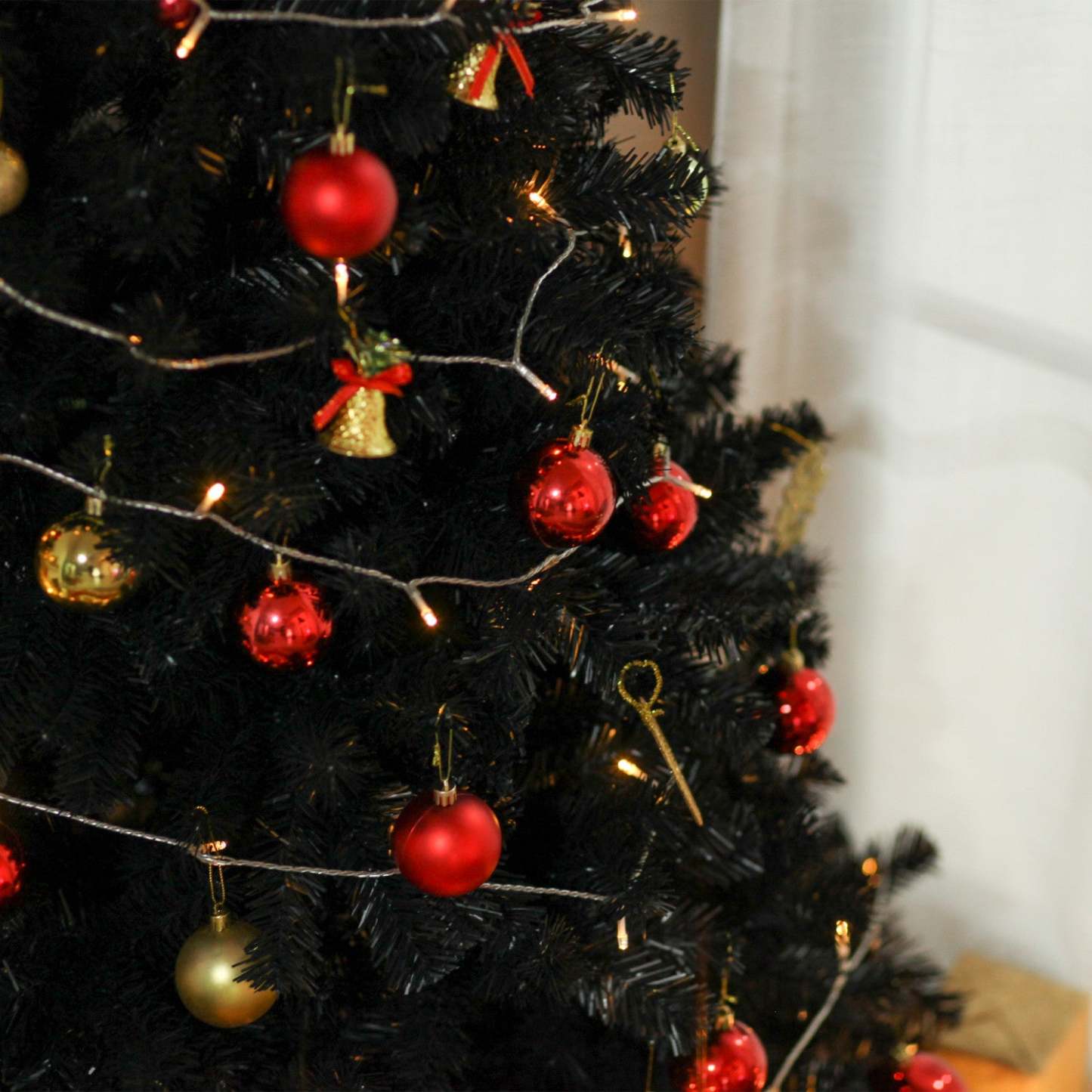 Homcom Arbre De Noel Artificiel De 7 Pieds Avec 1346 Pointes De Branches|Homcom 7ft Artificial Christmas Tree With 1346 Branch Tips