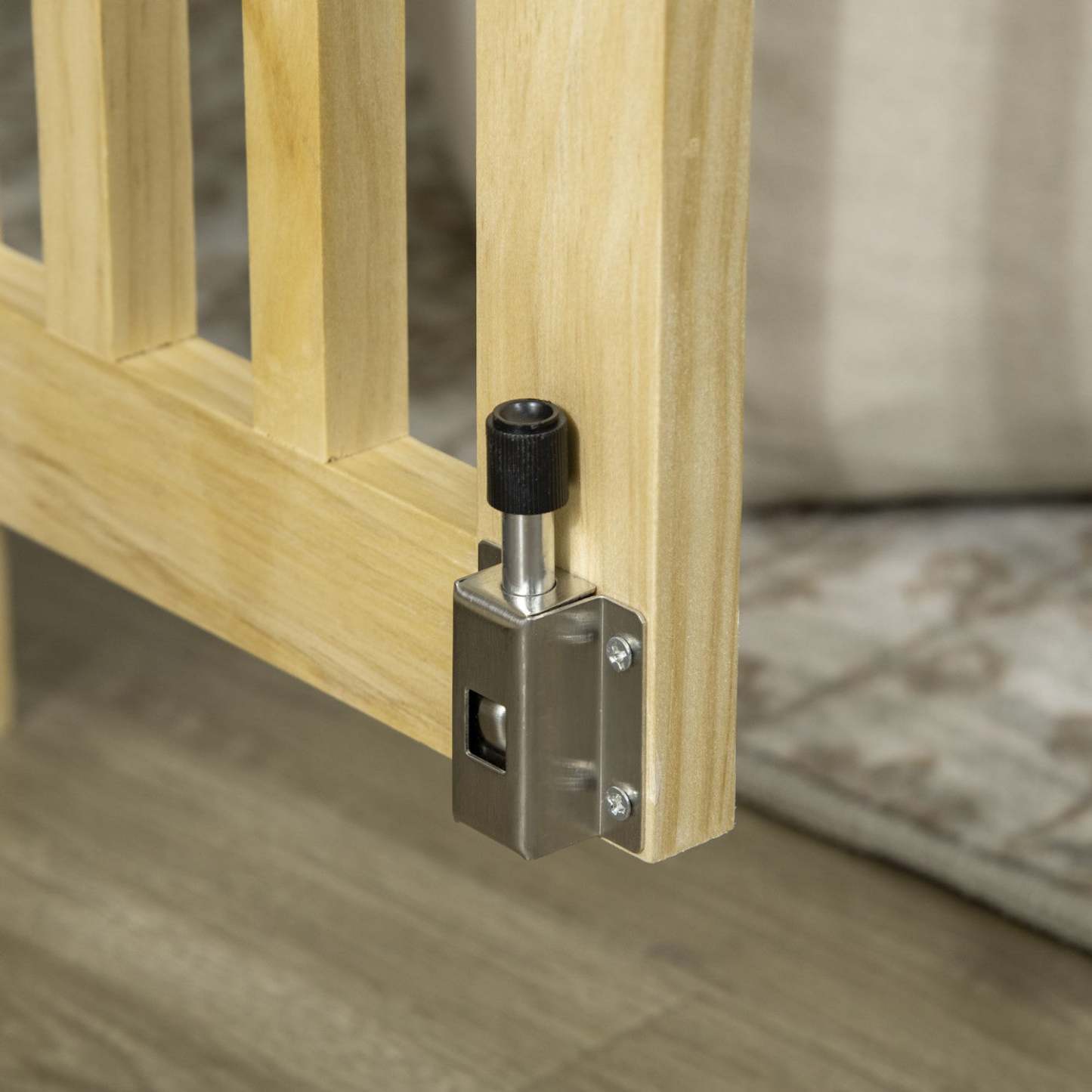 Pawhut Meubles De Caisse En Bois Pour Chien Avec Tiroir De Rangement Pour Bol, Table D'Extrémité De Chenil Avec Coussin Pour Sm