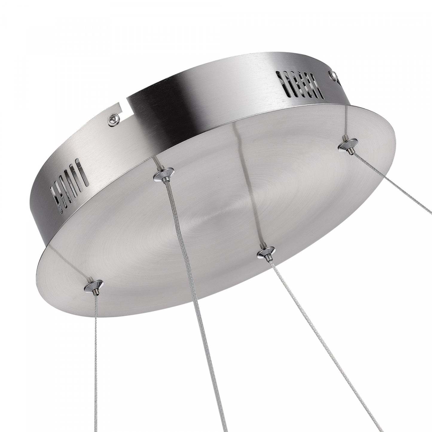 Stella 50 W LED Satin Nickel Pendant|Luminaire suspendu Stella nickel satiné à DEL de 50 W|D06HAD64