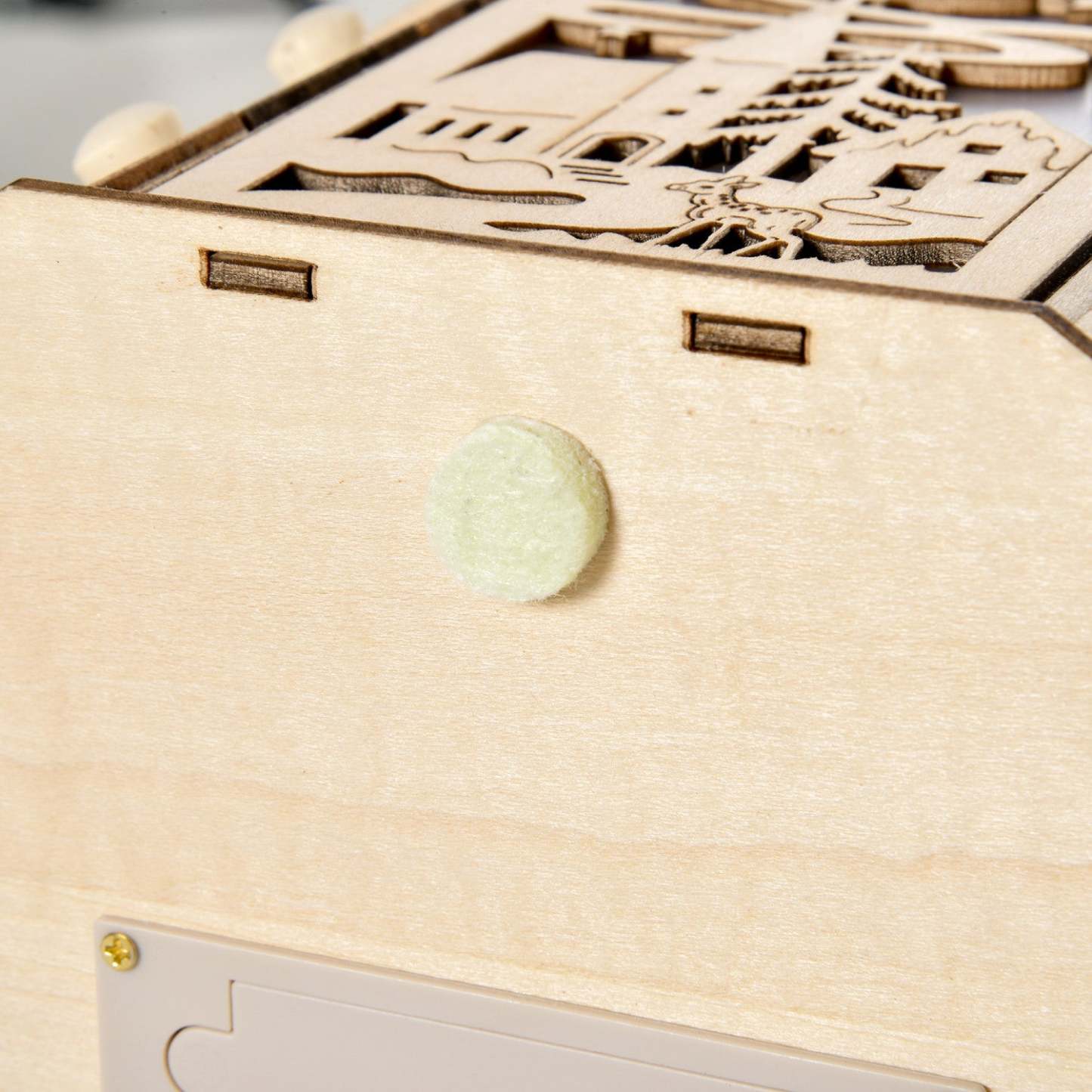 Homcom Calendrier de l'Avent de Noël avec tiroirs de compte à rebours pour enfants et adultes | Homcom Calendrier de l'Avent de Noël, table lumineuse décoration de Noël