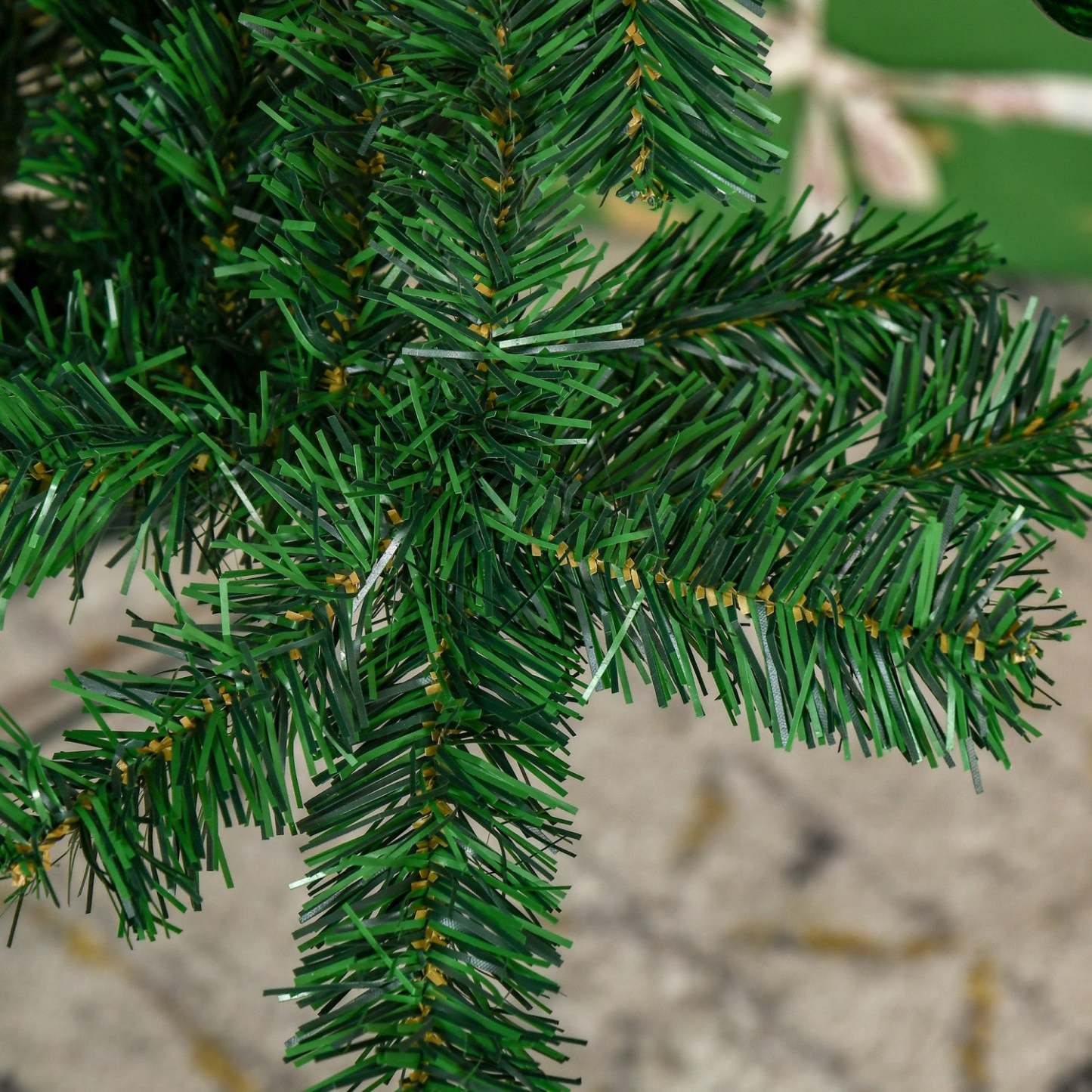 Homcom 7ft Arbre De Noël Artificiel Avec Décoration Ornement|Homcom Arbre De Noël Artificiel De 7ft Avec Ornement