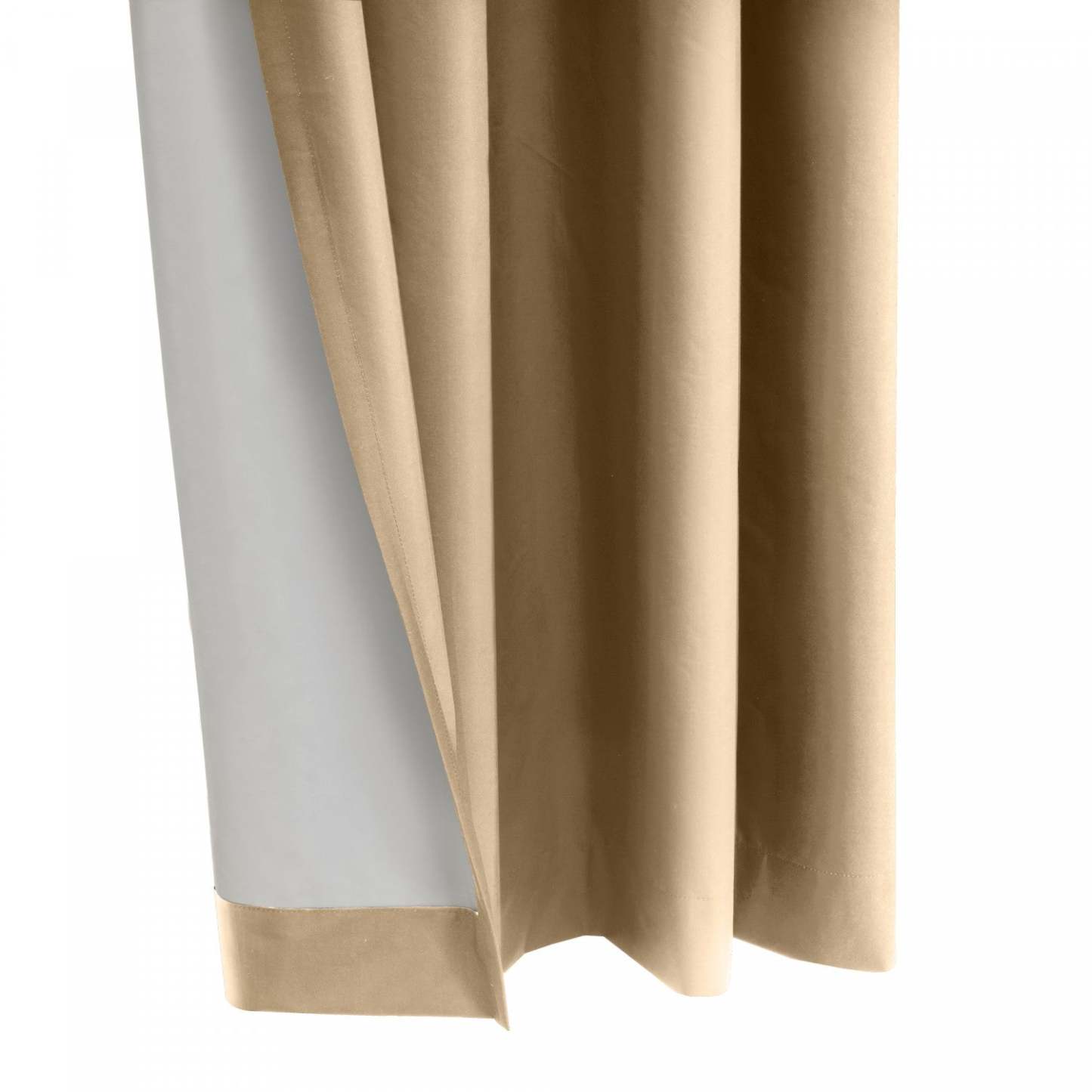 Thermaplus Alpine Taupe Blackout Grommet Curtain Panel - 52 x 108|Panneau de rideau coupe-lumière à œillets Alpin taupe de Thermaplus - 52 x 108
