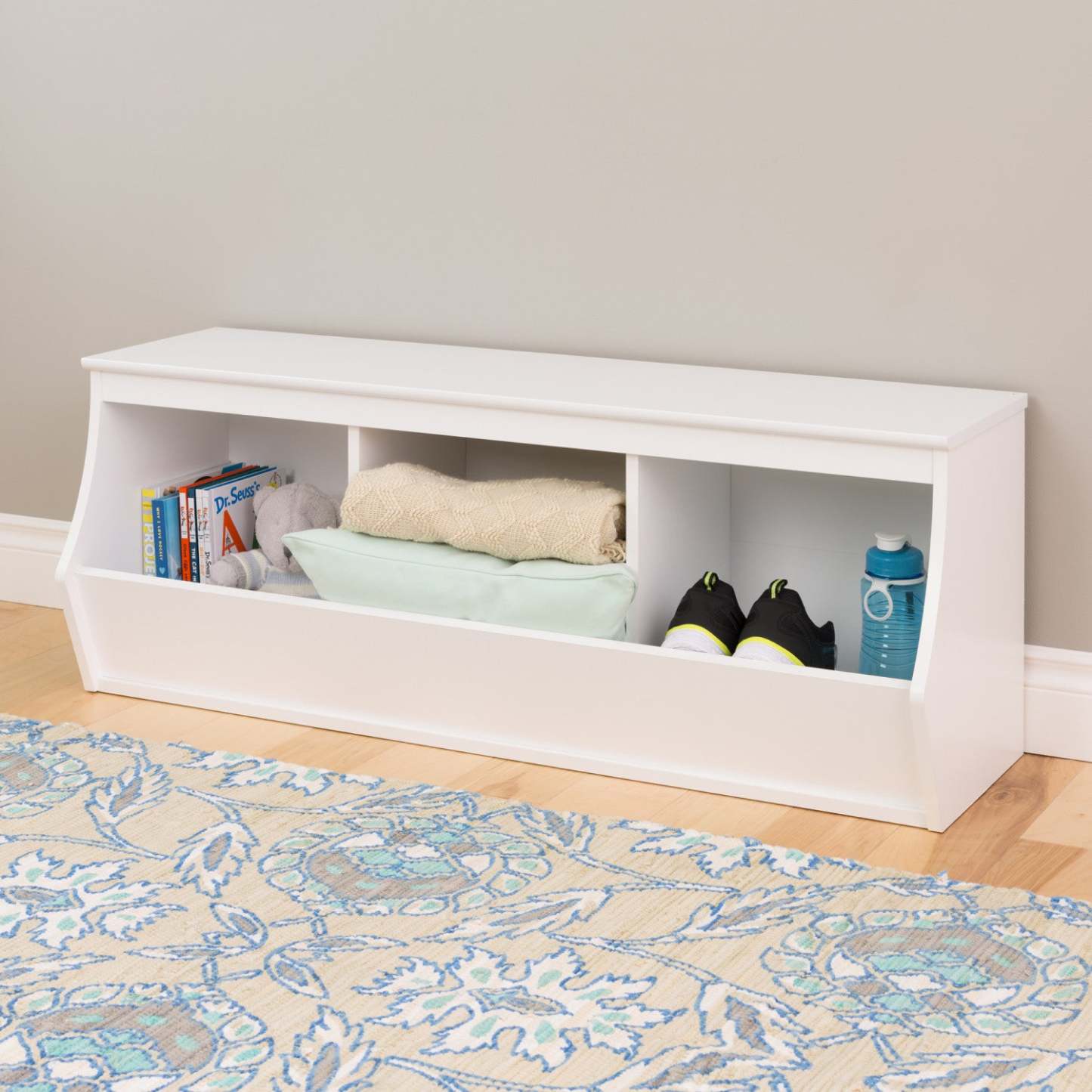 Monterey Stackable 3-Bin Storage Cubbie - Blanc|3 bacs de rangement empilables Monterey - blancs