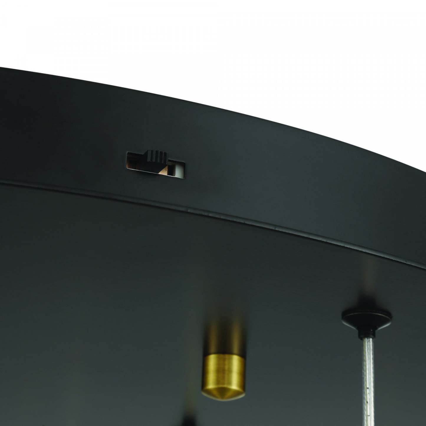 Lustre A 13 lampes A Del Integrees Snowflake, Laiton Satine