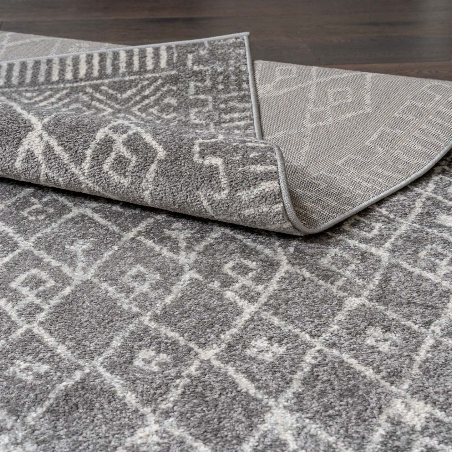 Roma Looms Gris 5x8 Tapis d'Area | Carpette Roma Looms grise 5 x 8 | D80GCV8S