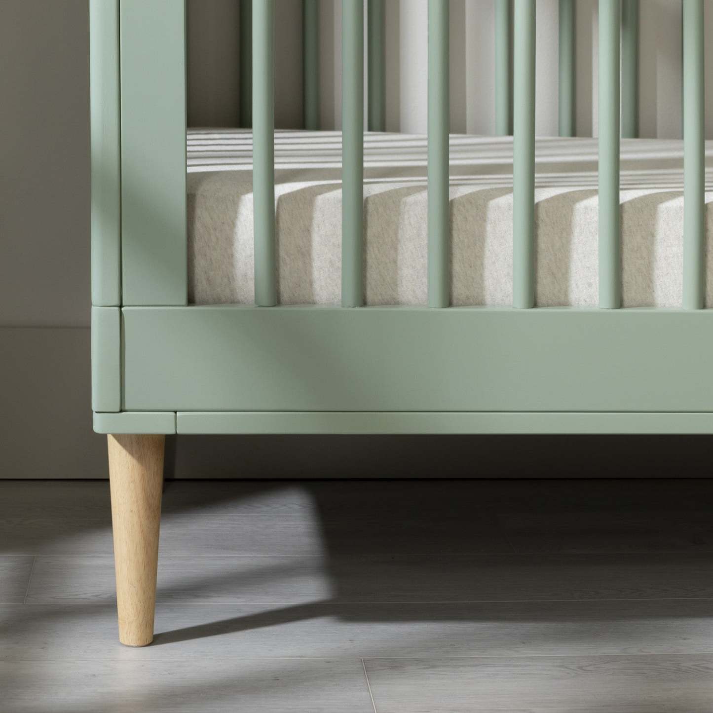 Cotton Candy 3-in-1 Convertible Crib - Sage Green | Cotton Candy Lit De Bebe Convertible 3 En 1 - Vert Sauge