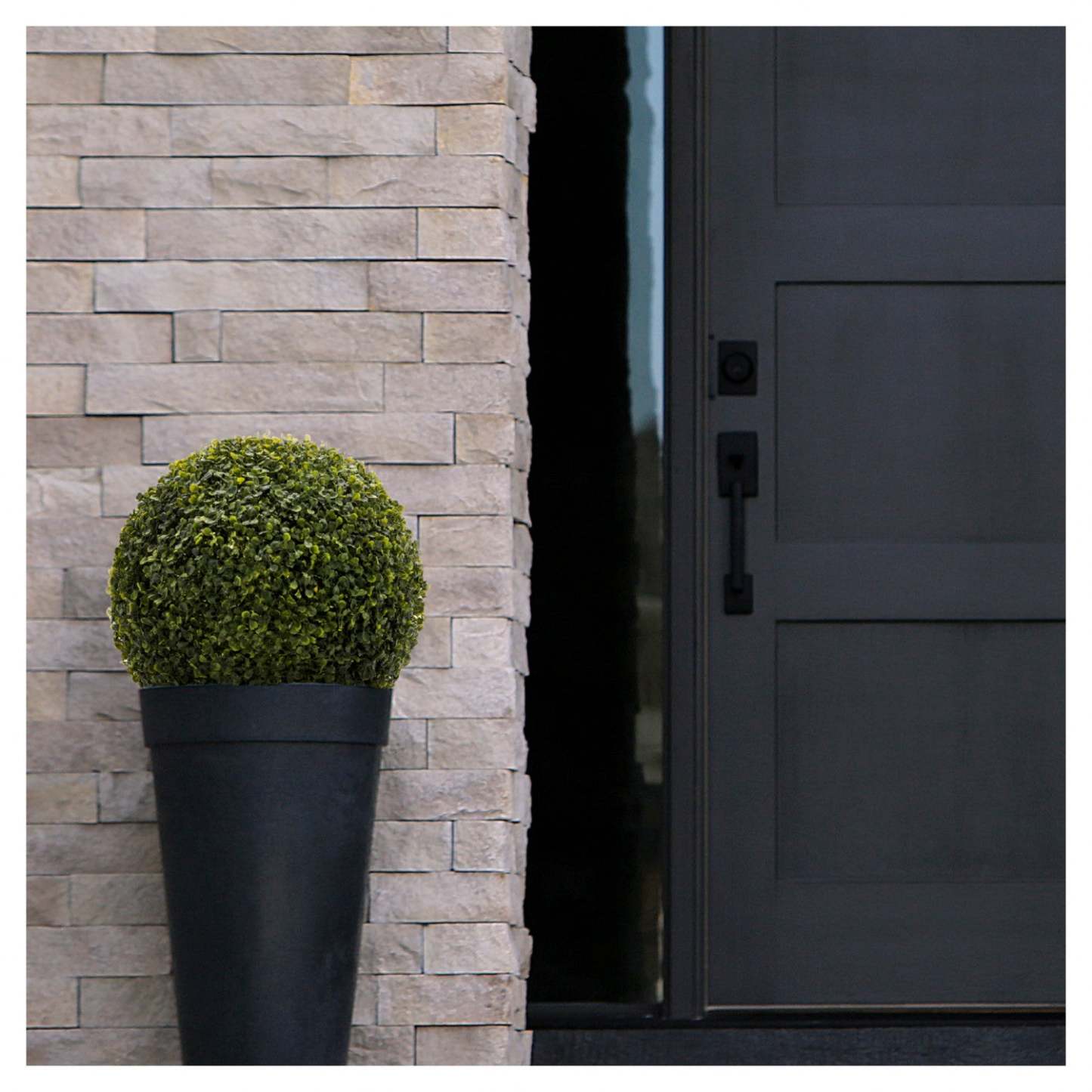 Buis Artificiel 11 Boule de Feuillage 2 Pièces | Boule de feuillage buis artificiel 11 po 2 pièces | D10HEWI3