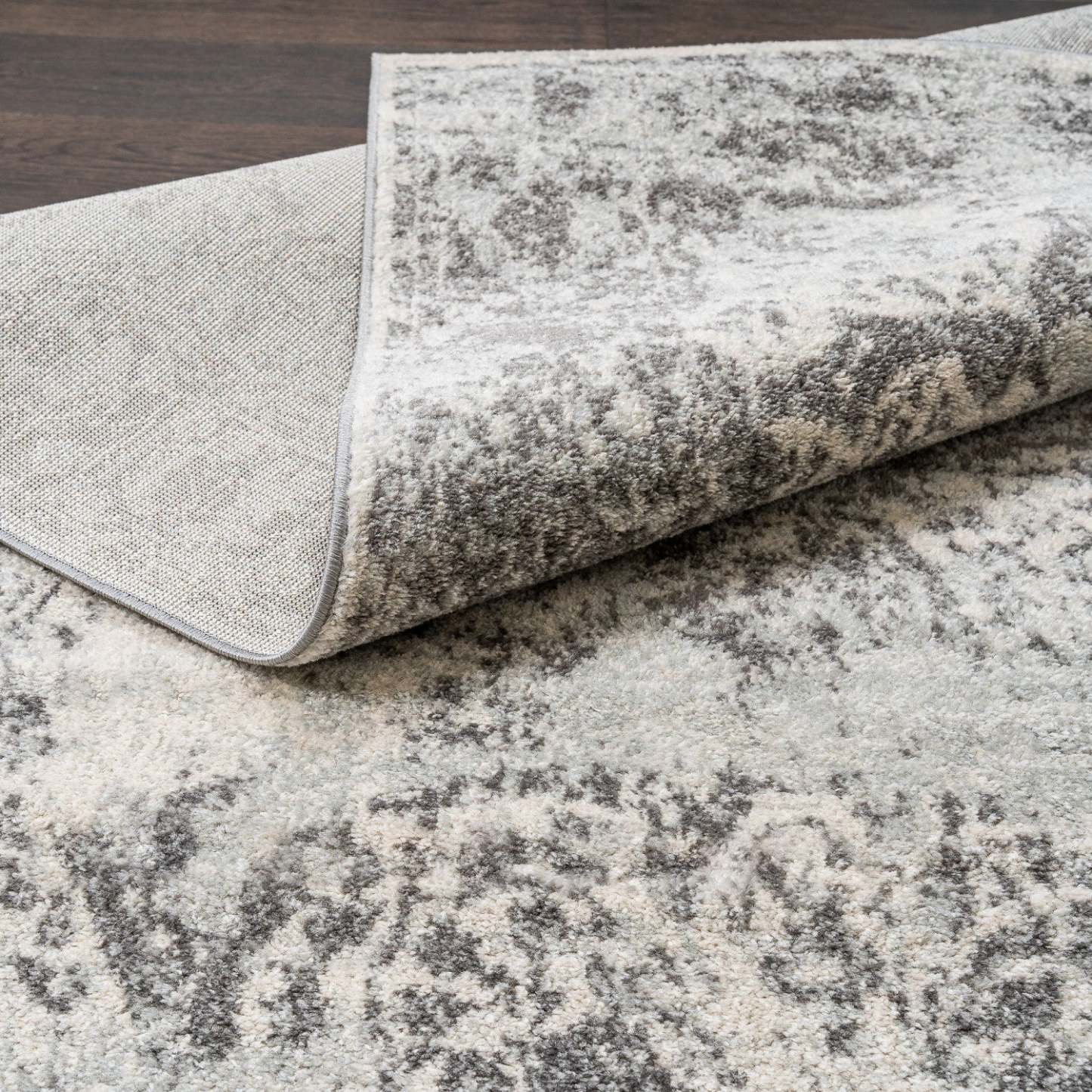 Tapis Roma Medallion Gris 5x8 | Carpette Roma Medallion grise 5 x 8 | D80GGSSK