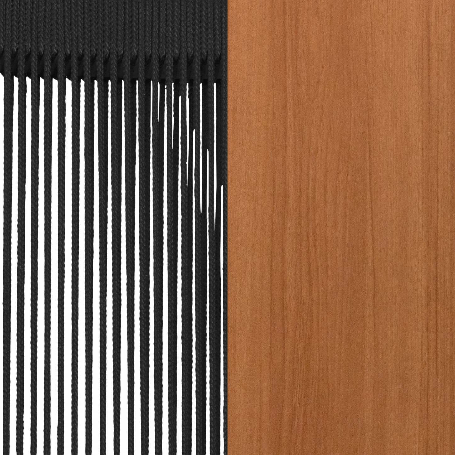 Agave Wood Rope Lounge Chair – Noir/Naturel|Fauteuil de détente Agave en bois et en corde - noir et naturel