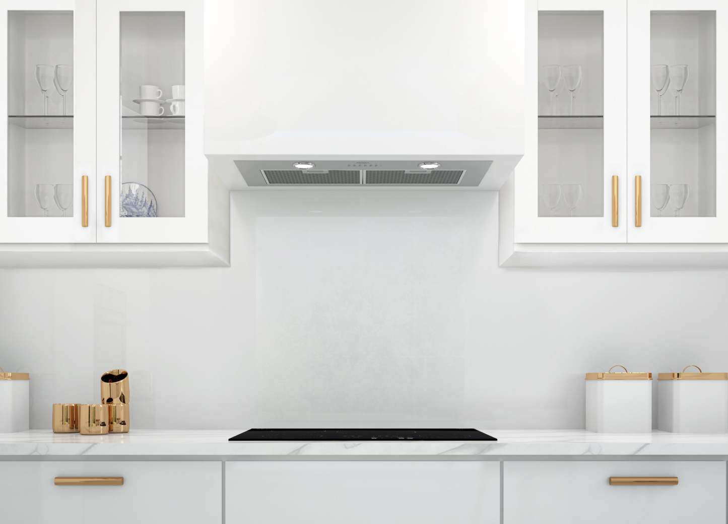 Ancona BN628 28 Built-In Ducted Range Hood with Night Light - AN-1321 | Hotte de cuisinière encastrée à conduit BN628 d’Ancona de 28 po avec veilleuse - AN-1321 | D77G5T8T