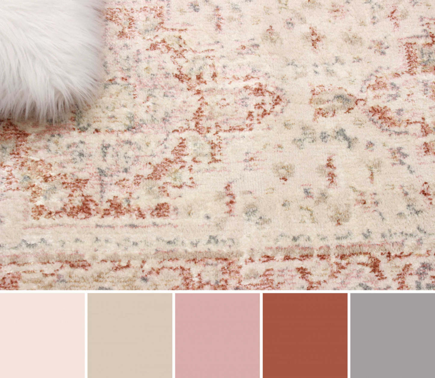 Bijara Copper Runner Area Rug - 2'8 X 8'2 | Tapis de couloir Bijara en cuivre - 2 pi 8 po x 8 pi 2 po