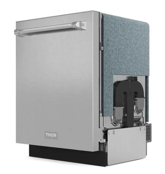 Lave-vaisselle collection Gordon Ramsay de Thor Kitchen de 24 po avec commandes sur le dessus - DW24X8BA99