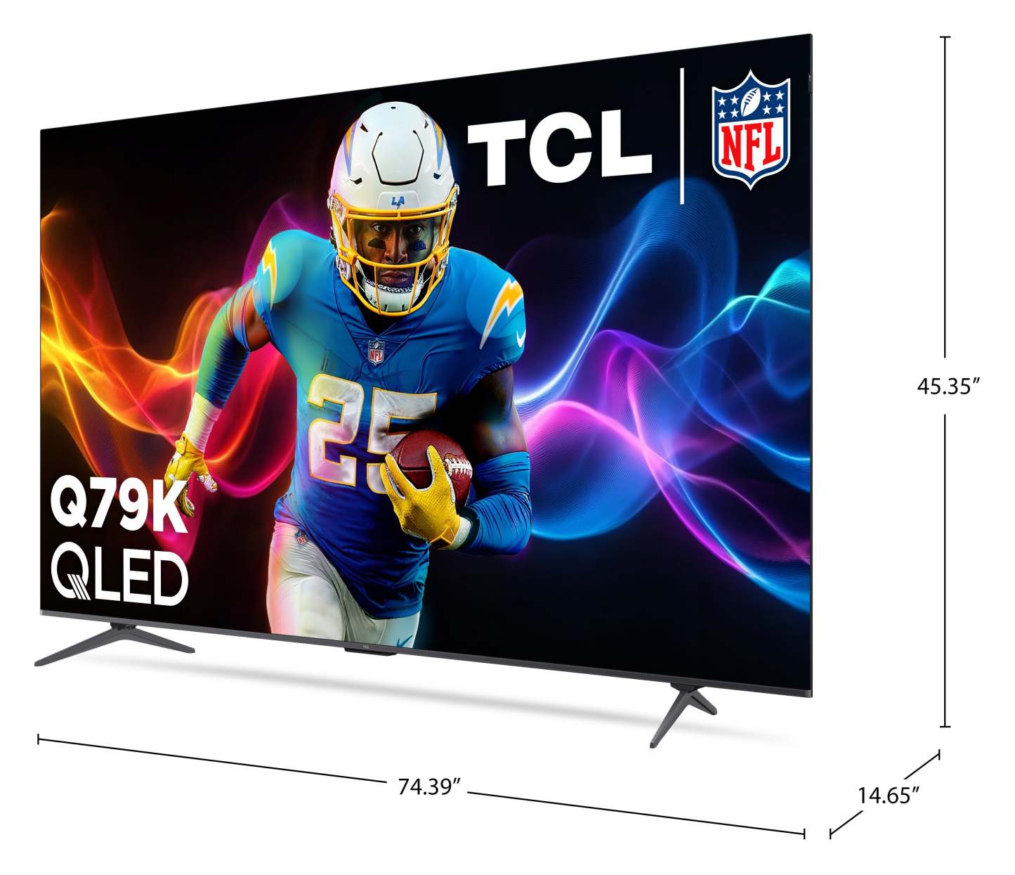 TCL 85 Q79K QLED 4K UHD Smart Google TV (85Q79K) – Modèle 2025 | Téléviseur intelligent QLED TCL Q79K UHD 4K de 85 po avec Google TVMC (85Q79K) - modèle 2025