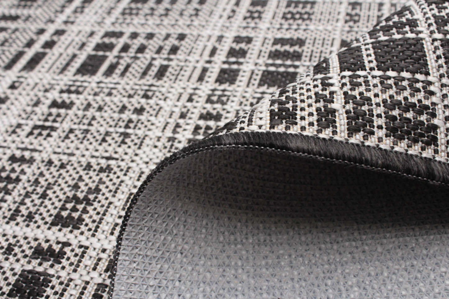 Tapis Panthea noir - 99 x 140 cm | Carpette Panthea noire - 99 x 140 cm