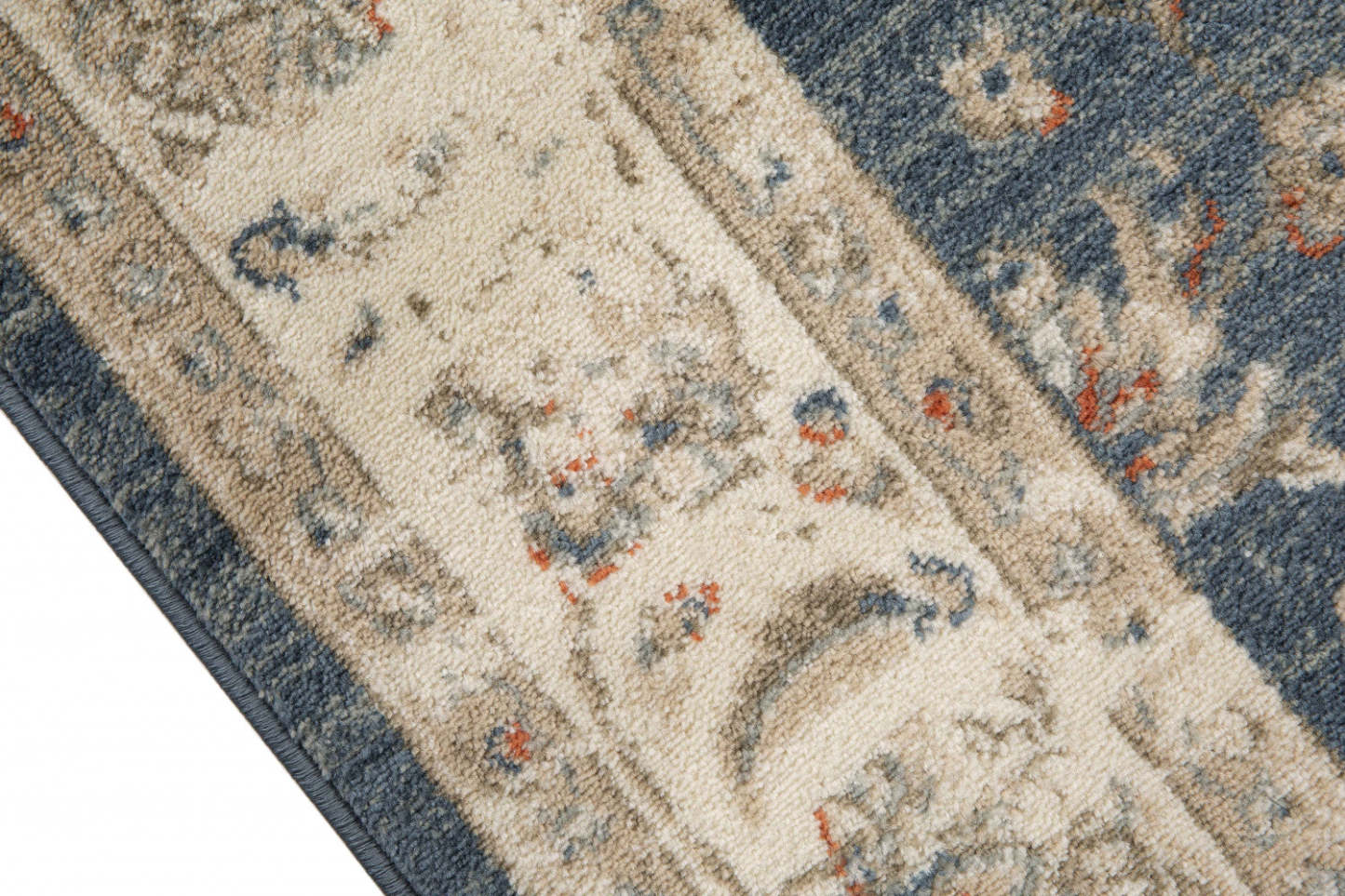 Tapis Cam Flora Navy 5x8|Carpette Cam Flora bleu marine 5 x 8|D80GQOUE