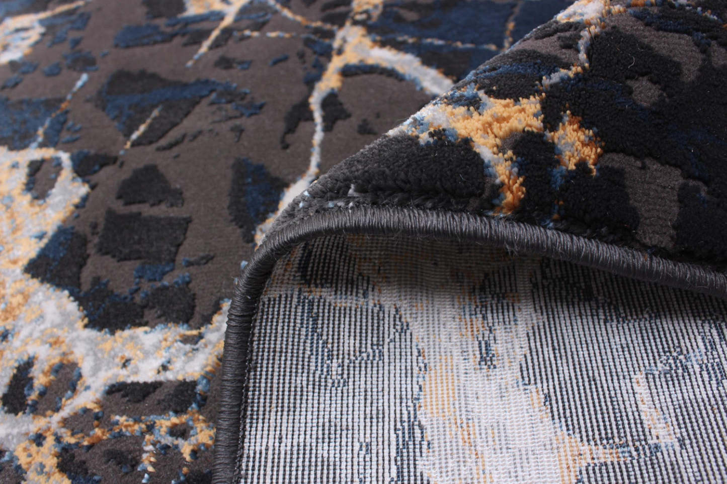 Tapis en marbre noir - 244 x 305 cm | Tapis Marble noire - 244 x 305 cm | D86FDOAD