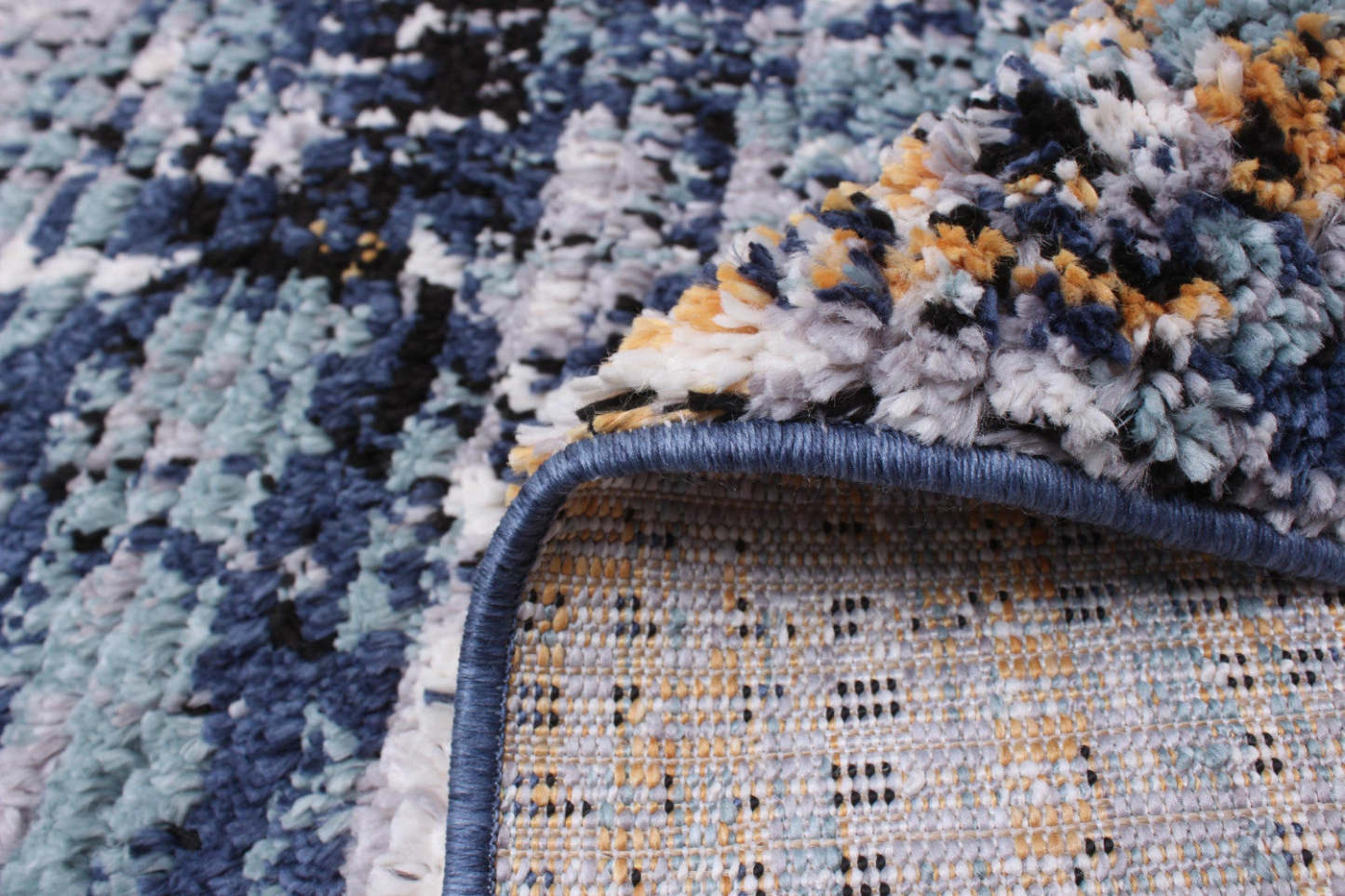 Tapis Paloma Marble Bleu - 5'3 x 7'3|Carpette Paloma Marble bleue - 5 pi 3 po x 7 pi 3 po|D86FPOIF