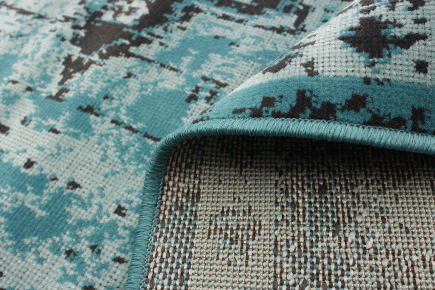 Tapis Chenta Aqua 5'3 x 7'7|Tapis Chenta turquoise 5 pi 3 po x 7 pi 7 po|D86FMYKV